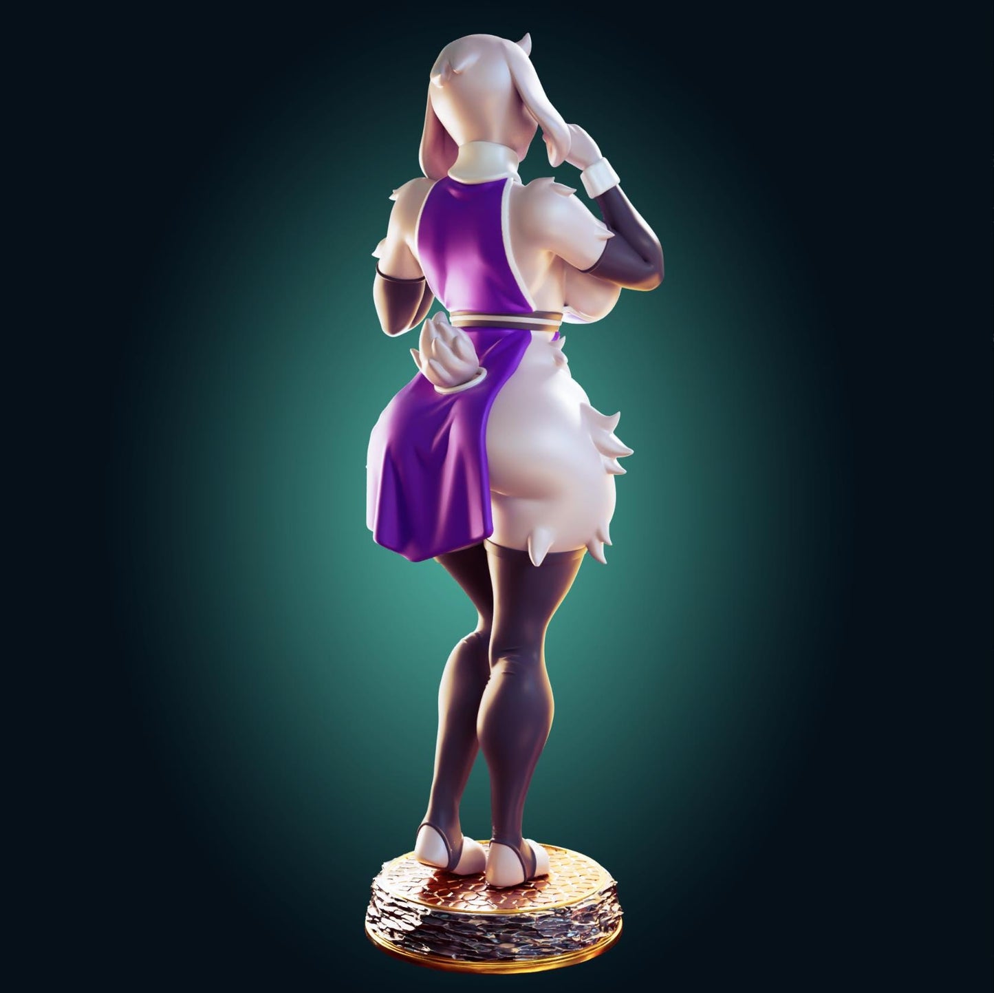 Goat Mom Model Kit | 3D Resin Printed Figurine | Officer Rhu