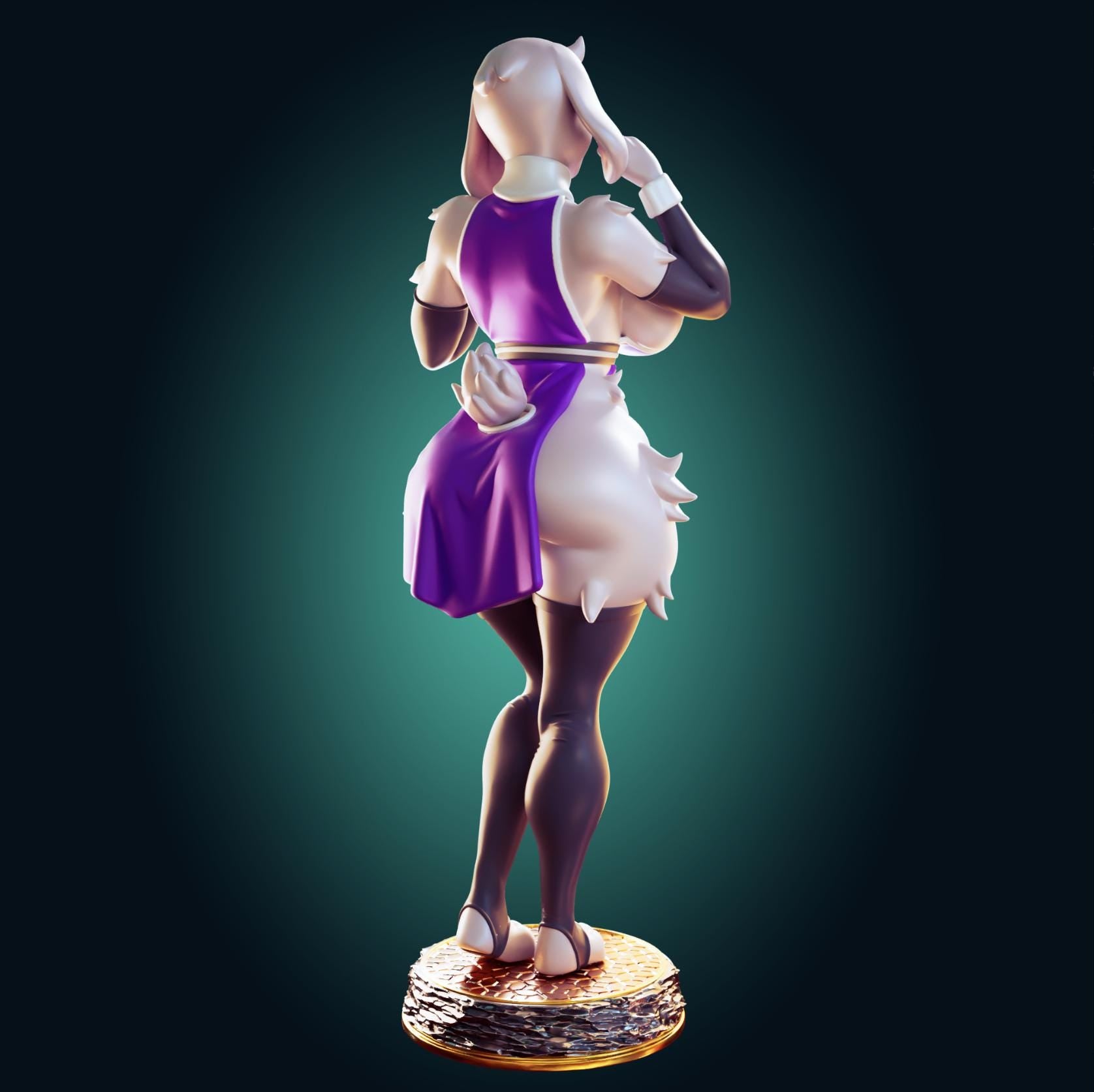Goat Mom Model Kit | 3D Resin Printed Figurine | Officer Rhu