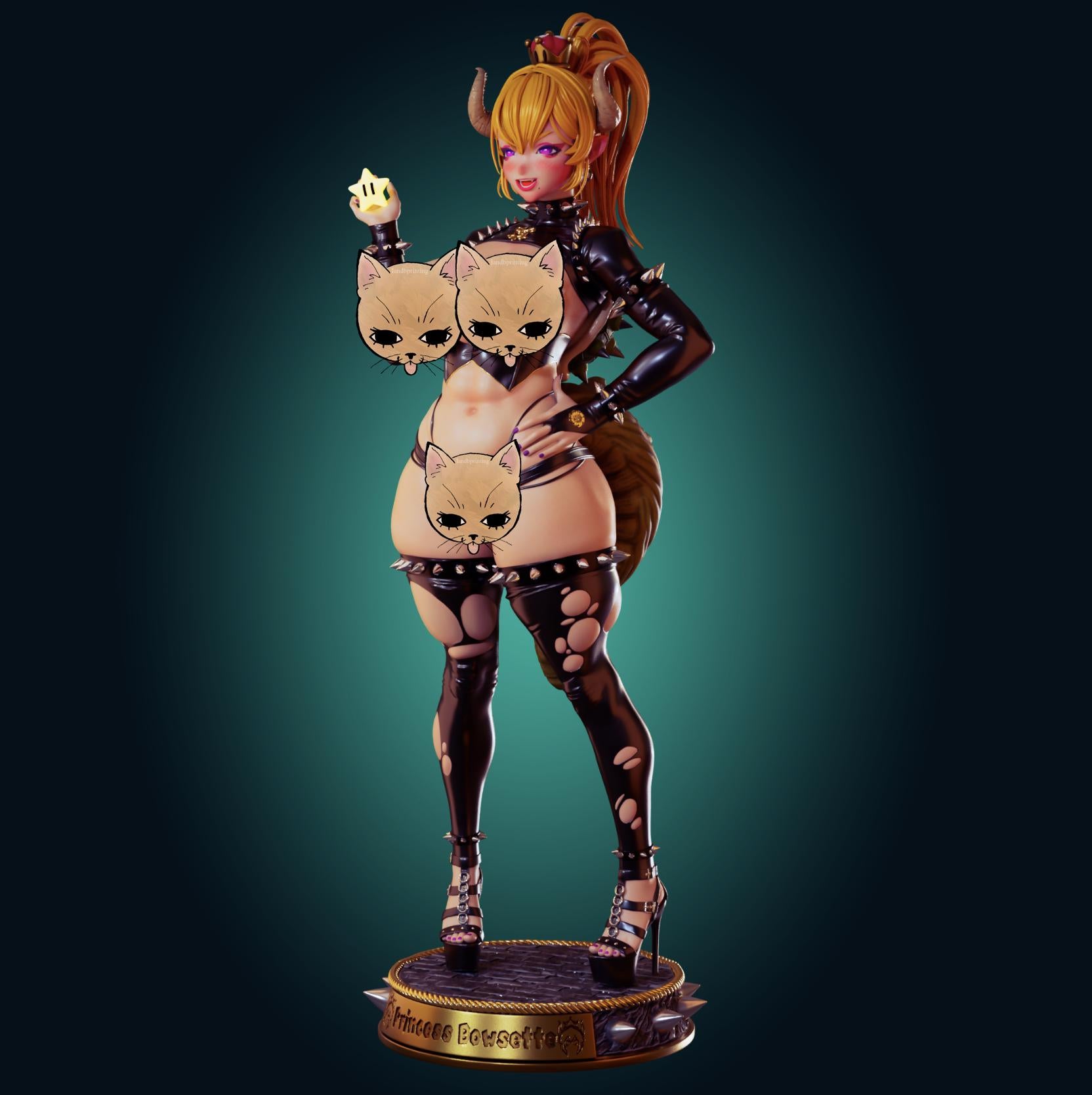 Turtle Princess Model Kit | 3D Resin Printed Figurine | Officer Rhu