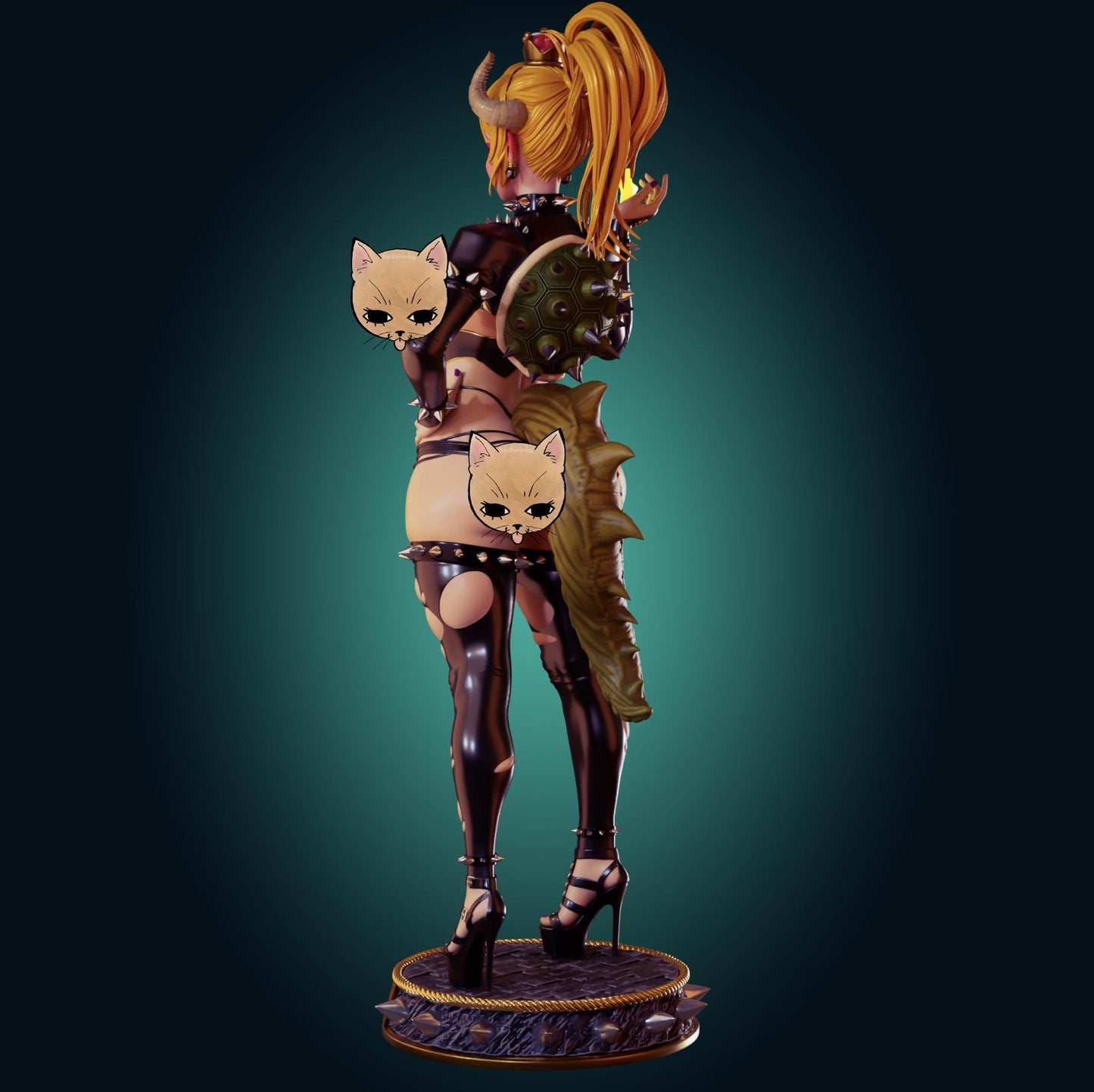 Turtle Princess Model Kit | 3D Resin Printed Figurine | Officer Rhu
