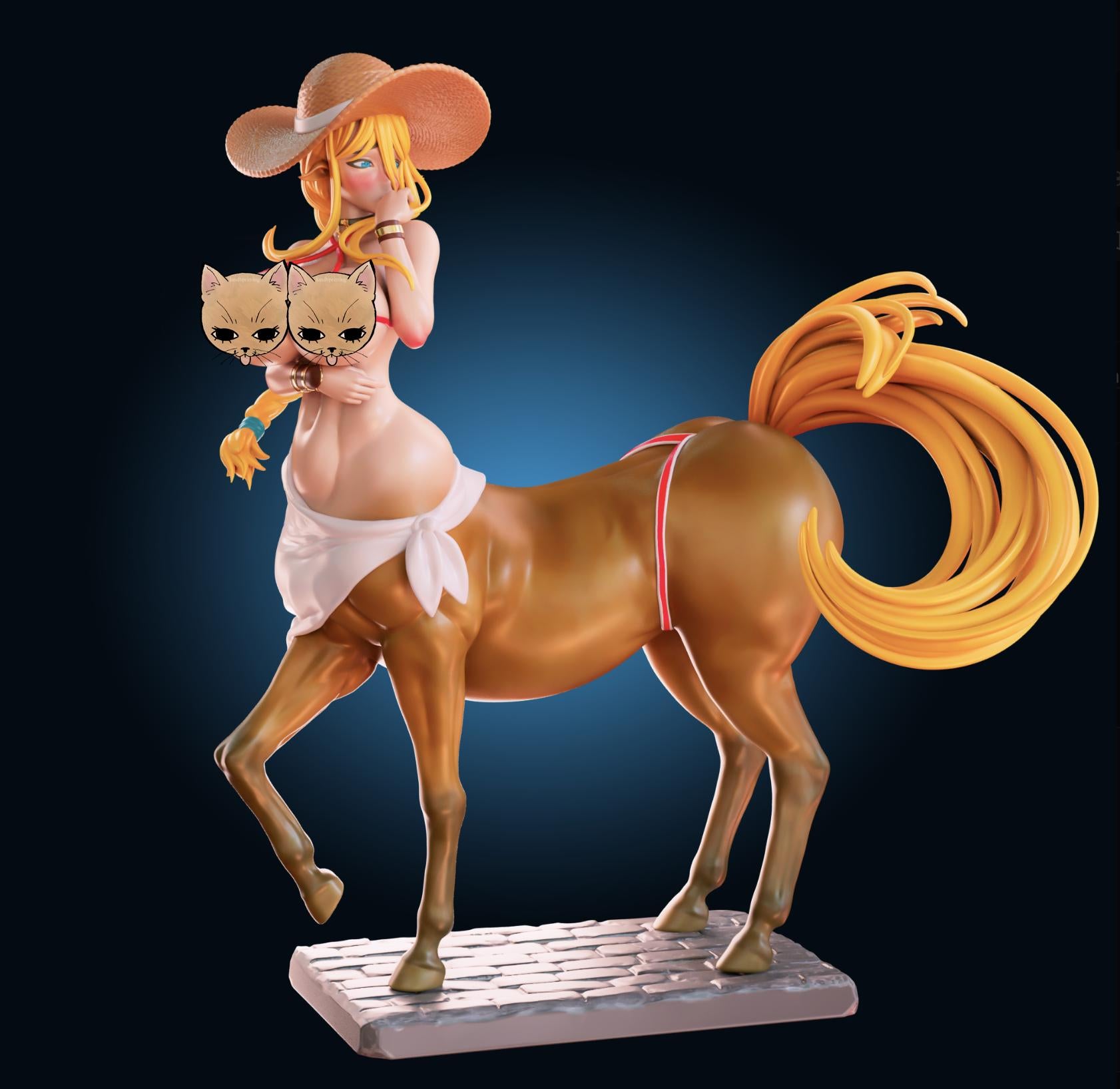 Centaur Girl Model Kit | 3D Resin Printed Figurine | Officer Rhu