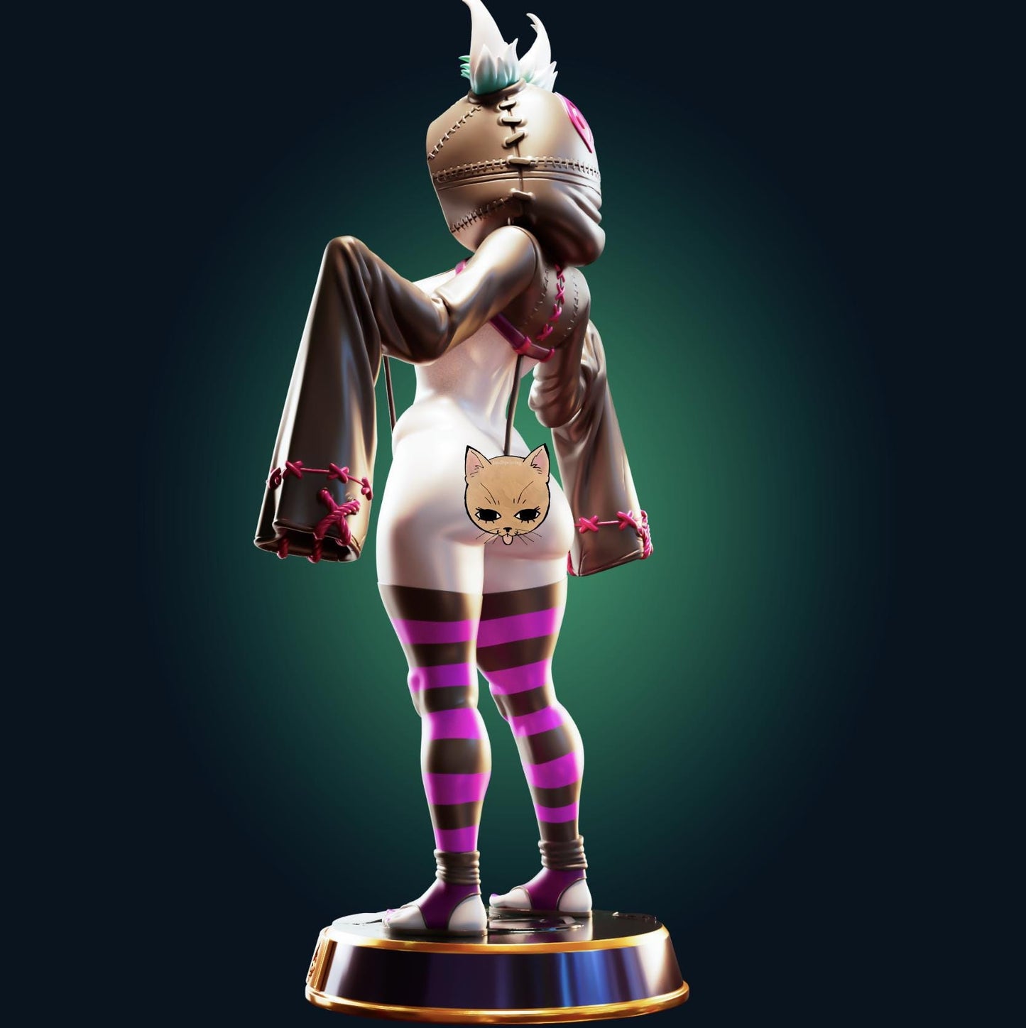Emo Girl Model Kit | 3D Resin Printed Figurine | Officer Rhu