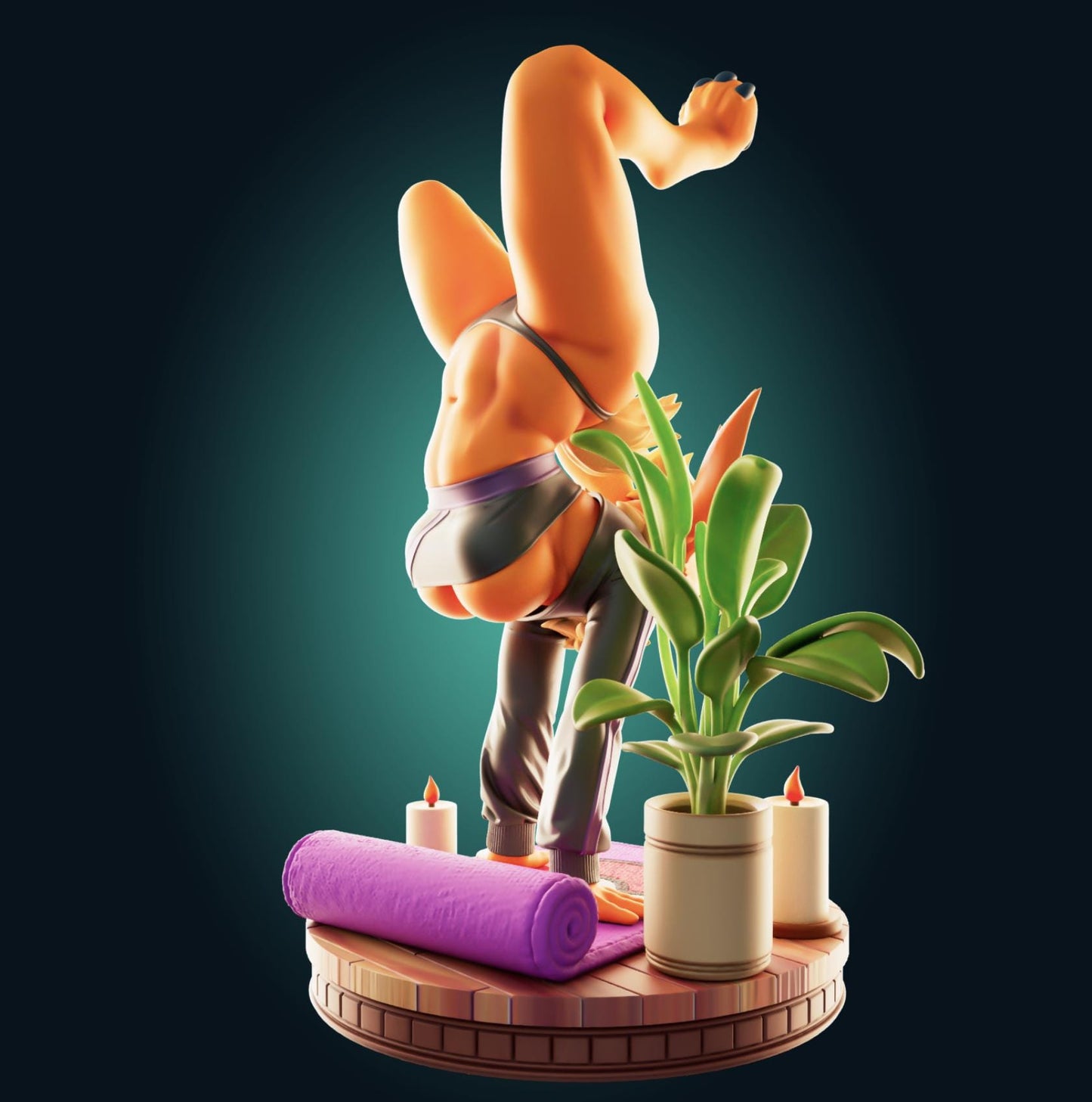 Fire Fox Model Kit | 3D Resin Printed Figurine | Officer Rhu