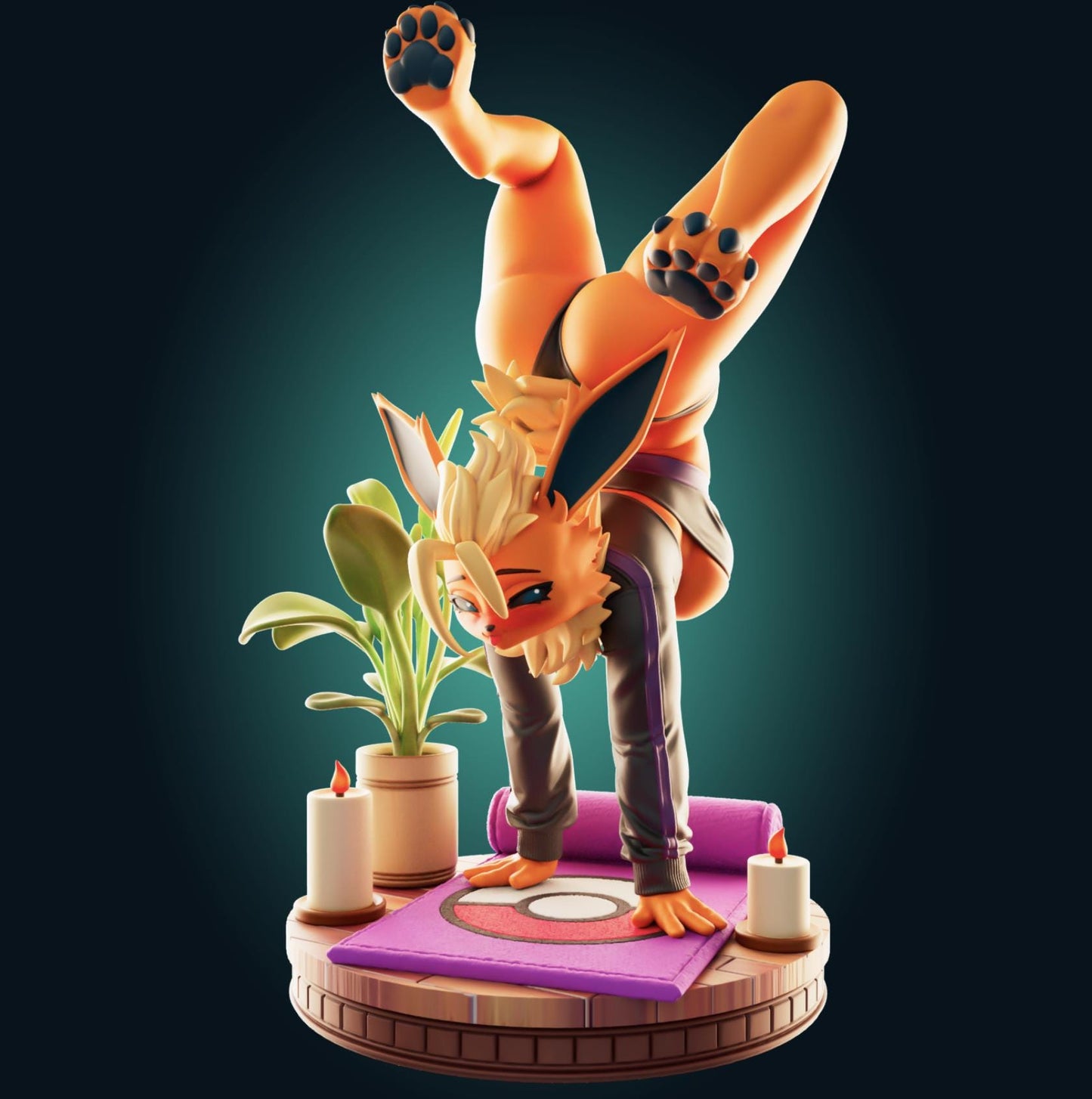Fire Fox Model Kit | 3D Resin Printed Figurine | Officer Rhu