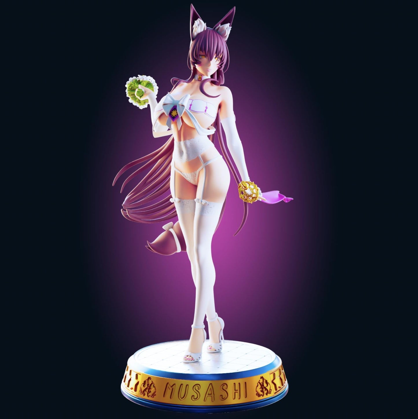 Sword Bride Model Kit | 3D Resin Printed Figurine | Officer Rhu