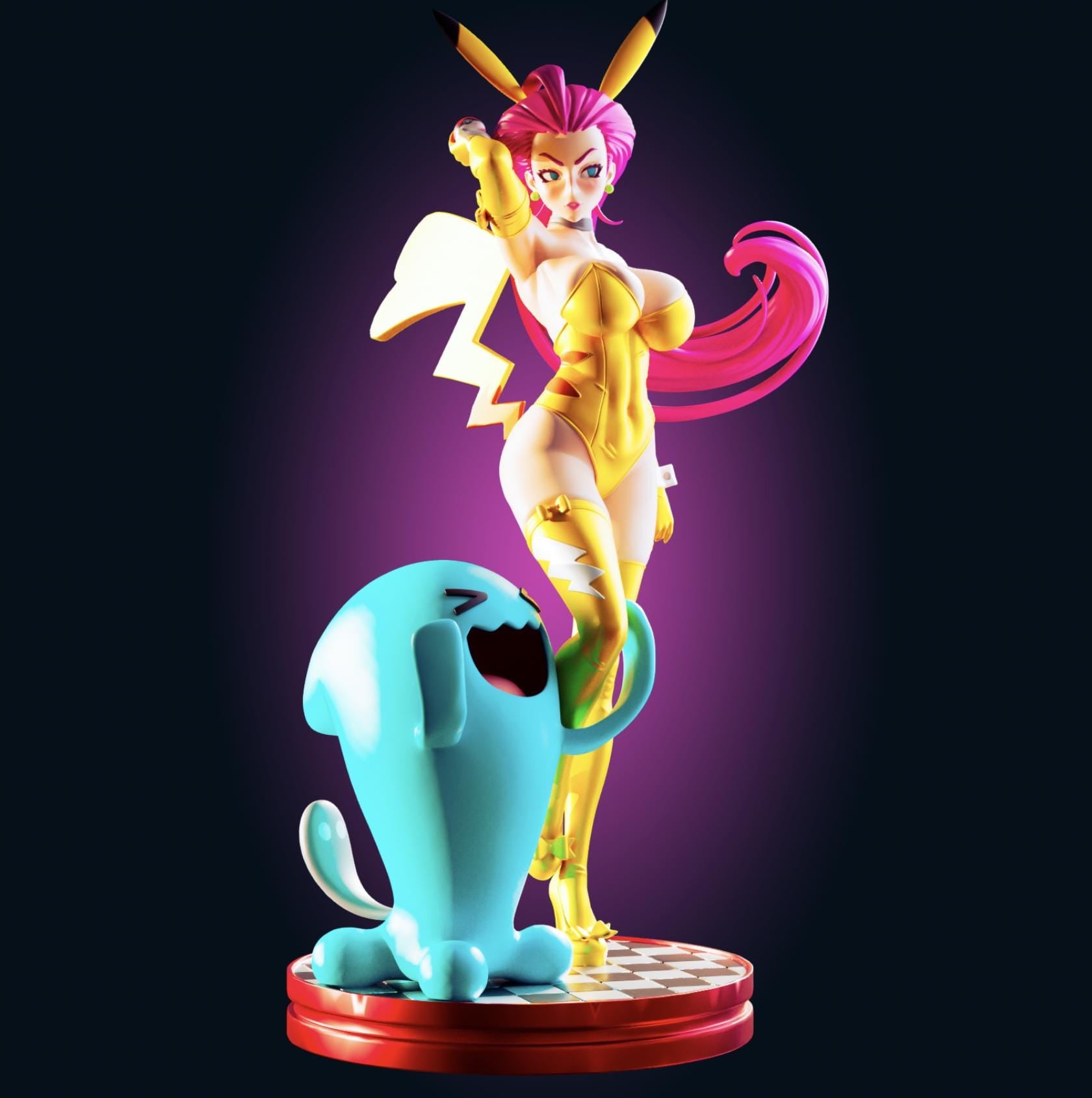 Monster Trainer Model Kit | 3D Resin Printed Figurine | Officer Rhu