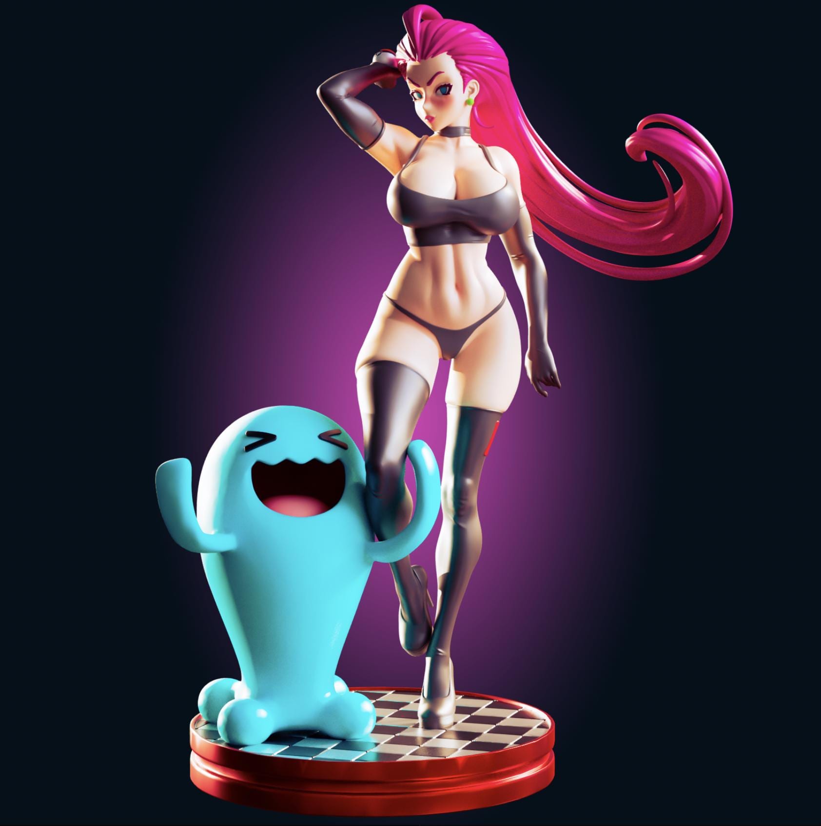 Monster Trainer Model Kit | 3D Resin Printed Figurine | Officer Rhu