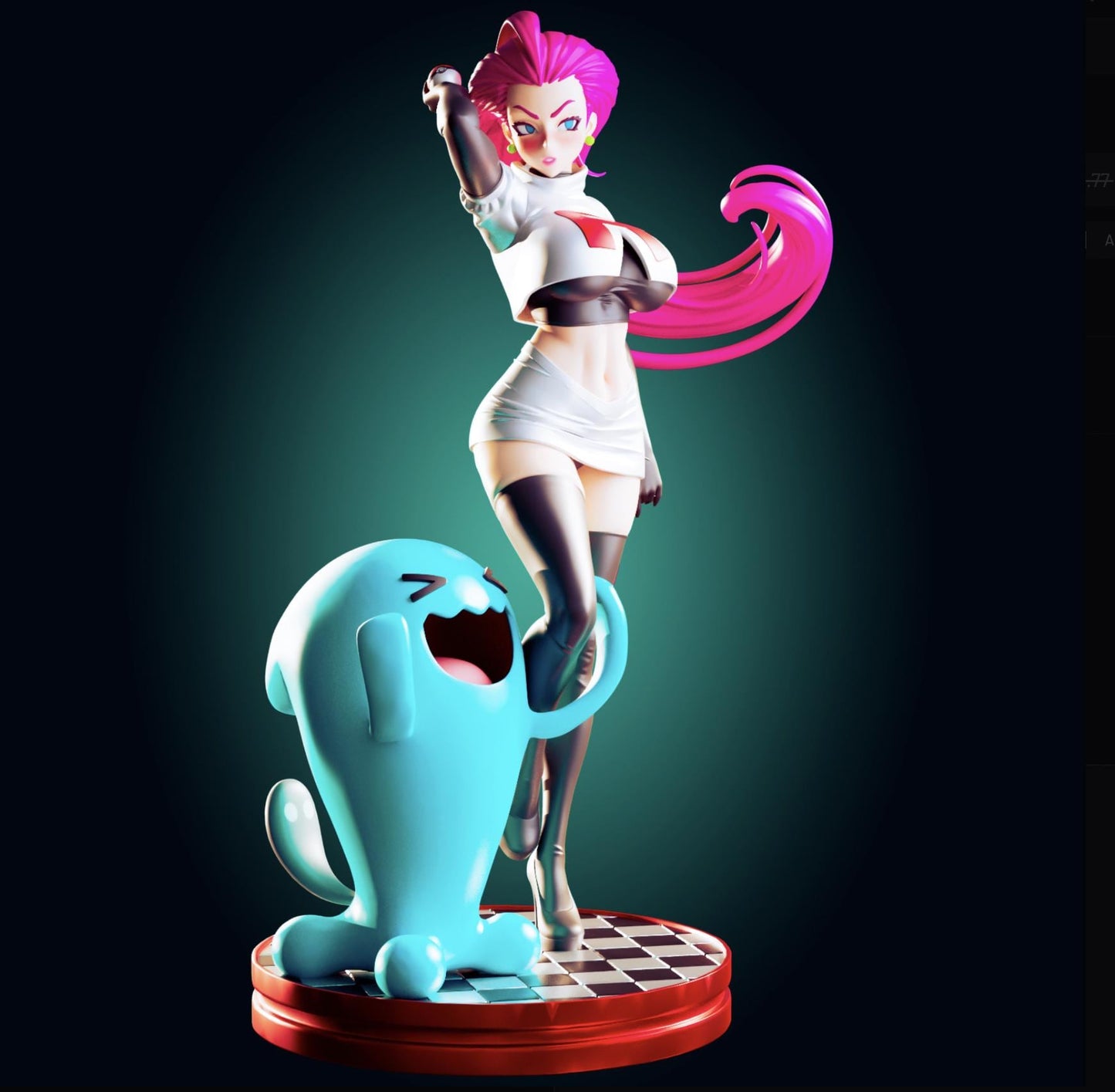 Monster Trainer Model Kit | 3D Resin Printed Figurine | Officer Rhu
