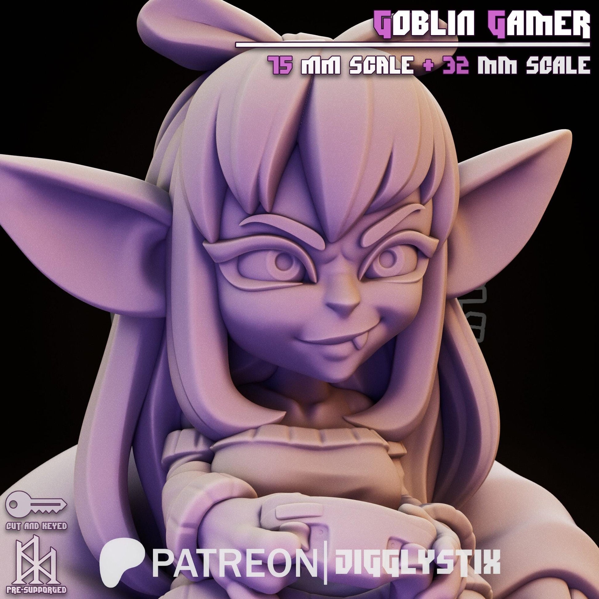 Goblin Gamer Miniature | Jigglystix