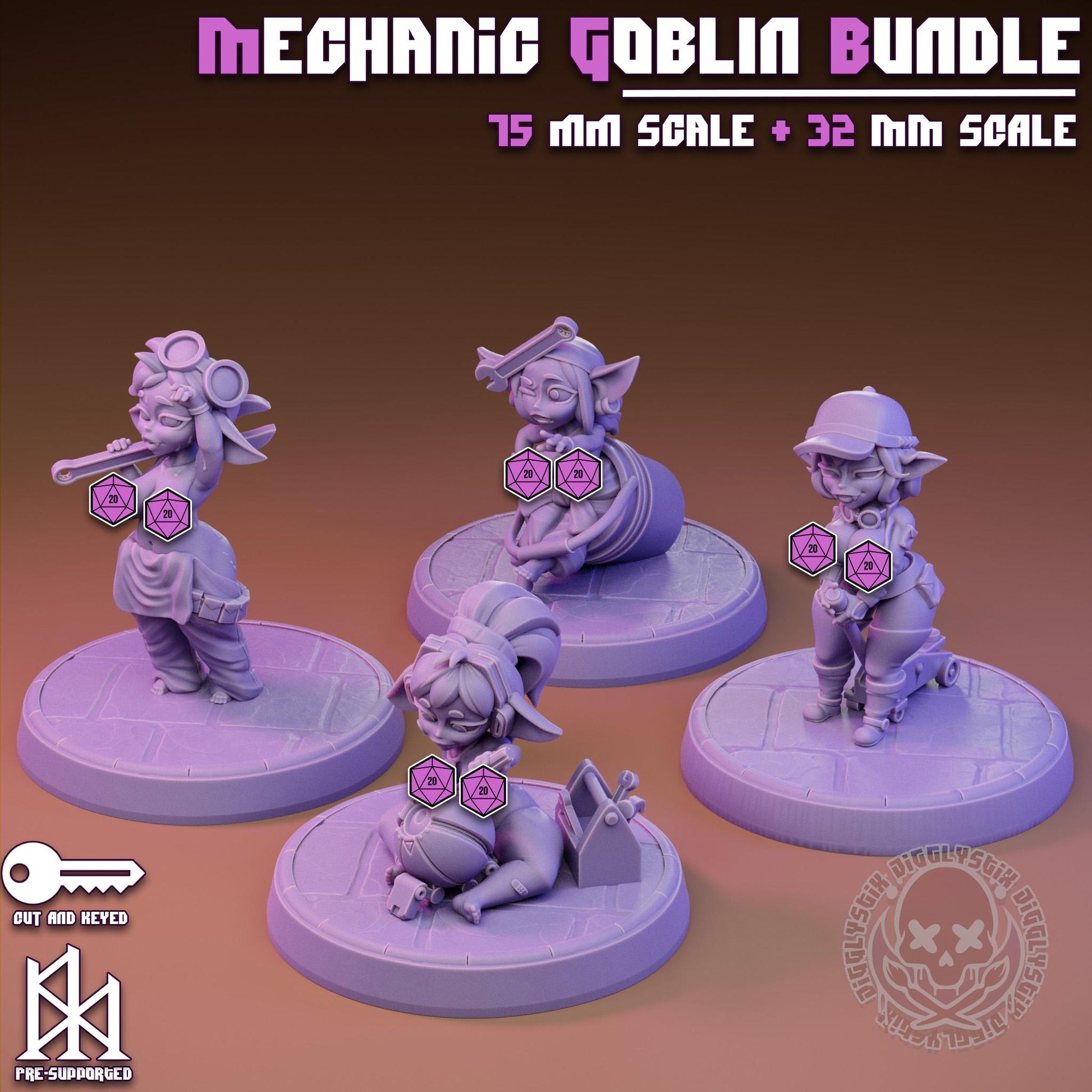 Goblin Mechanics Miniature Bundle | Jigglystix