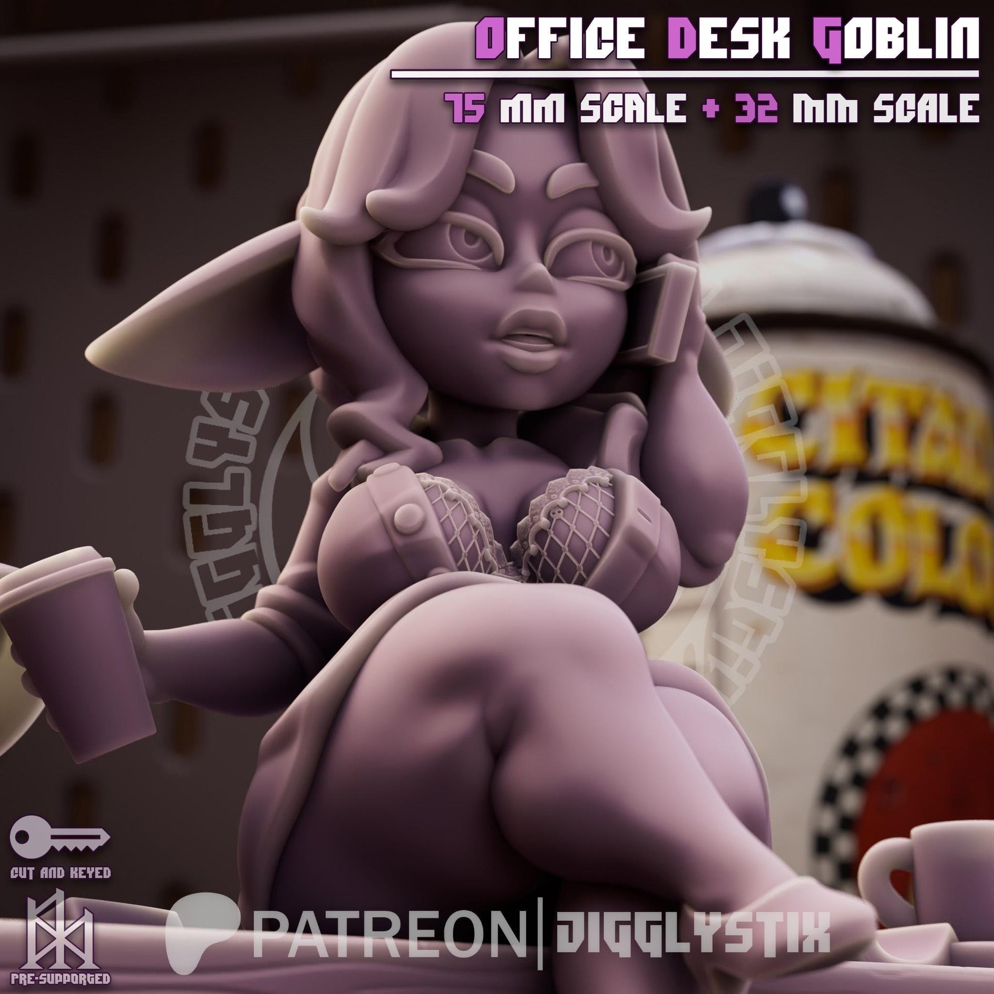 Desk Goblin Miniature | Jigglystix