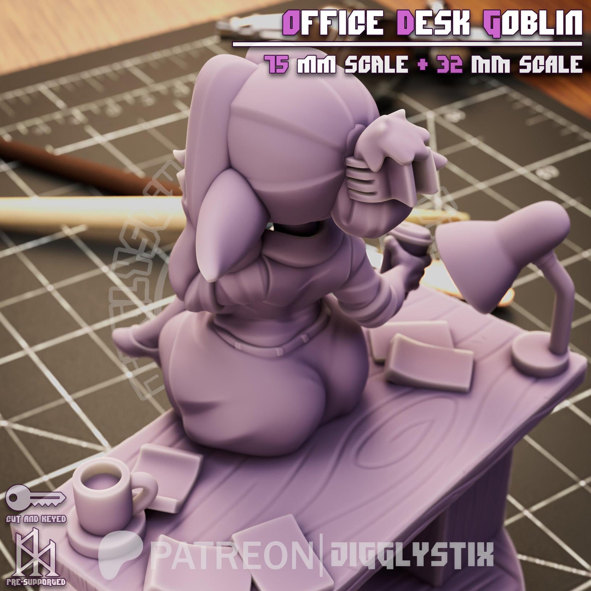 Desk Goblin Miniature | Jigglystix