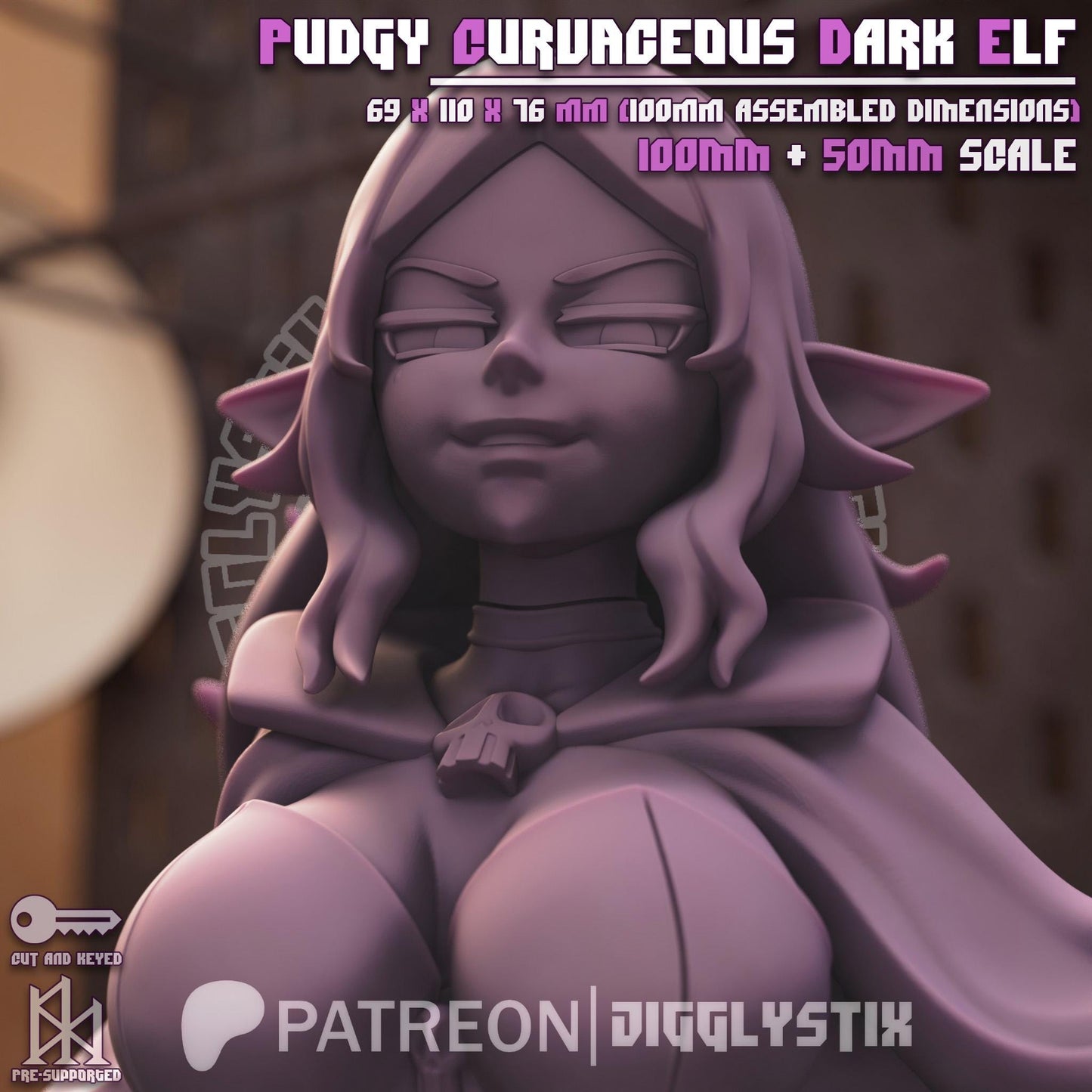 Curvy Elf Model Kit | Jigglystix