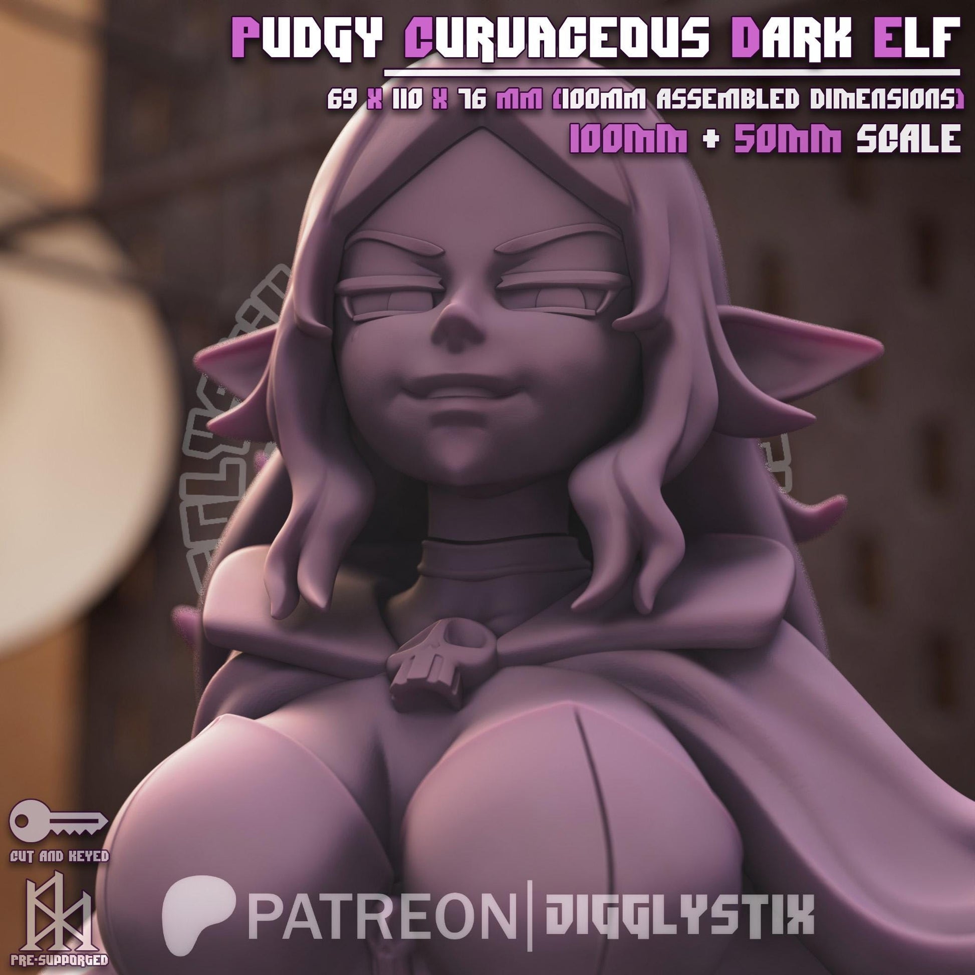 Curvy Elf Model Kit | Jigglystix