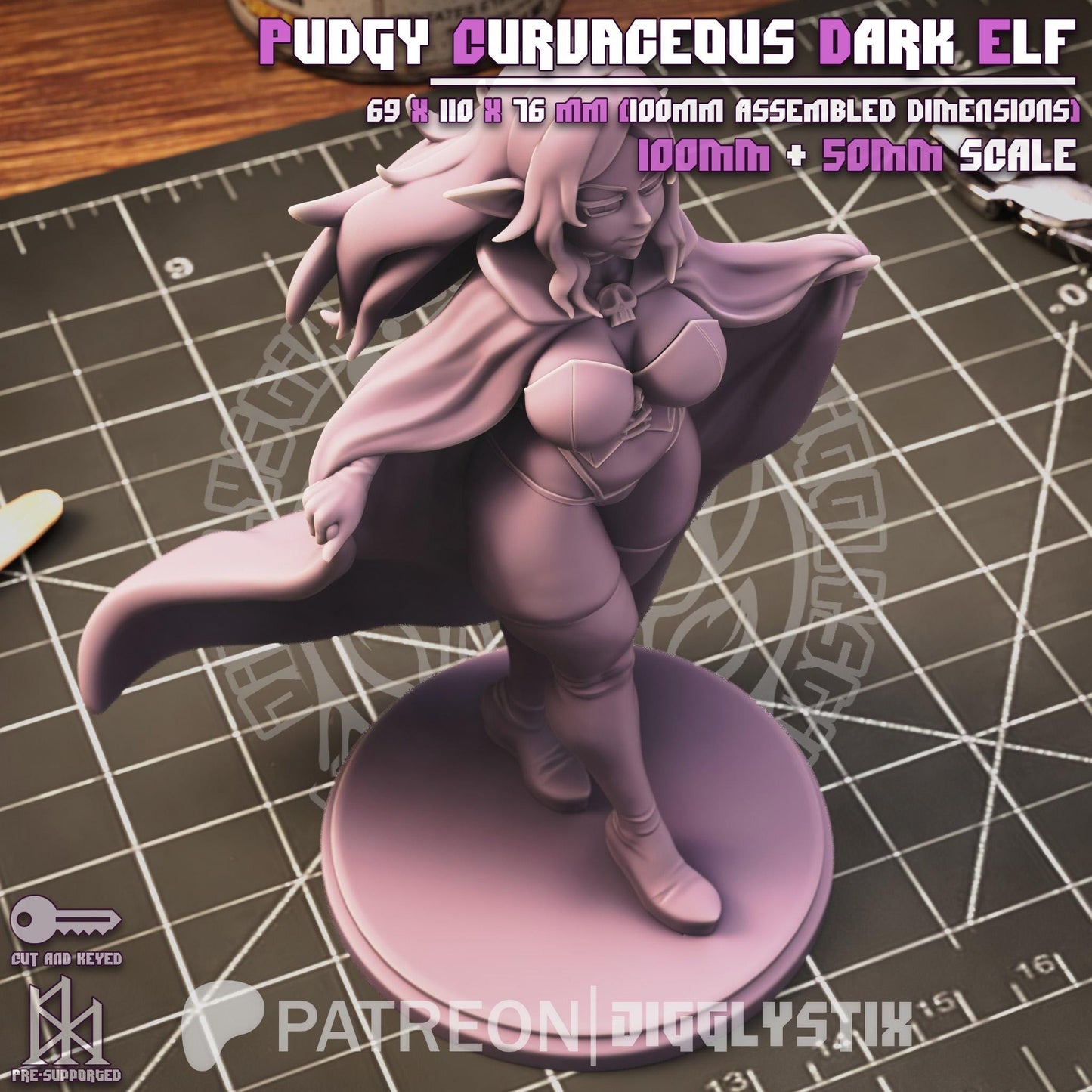 Curvy Elf Model Kit | Jigglystix