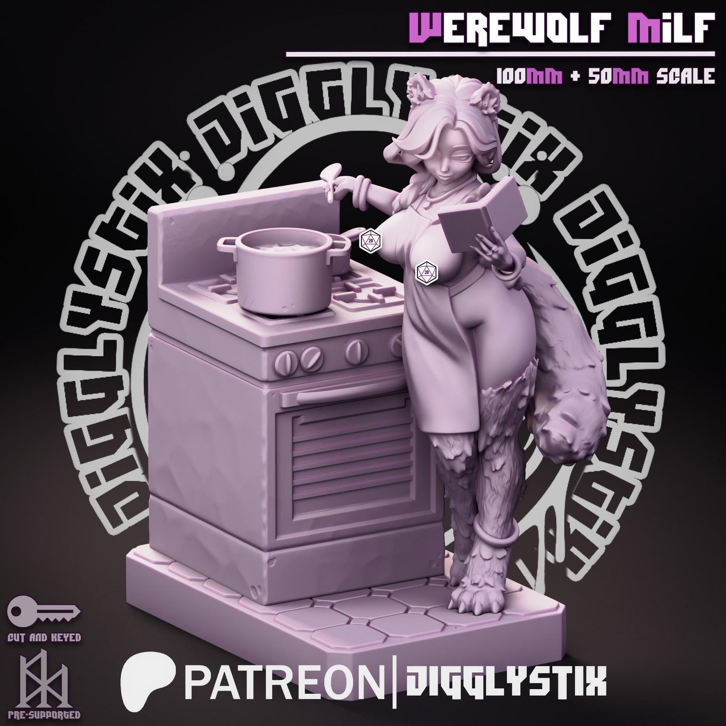 Werewolf Girl Mini | Jigglystix