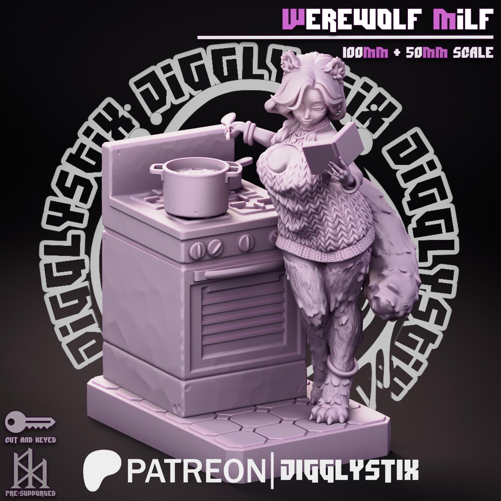 Werewolf Girl Mini | Jigglystix