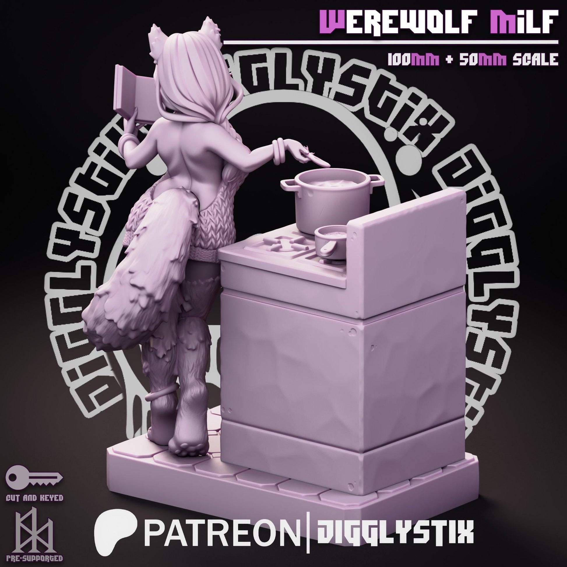 Werewolf Girl Mini | Jigglystix