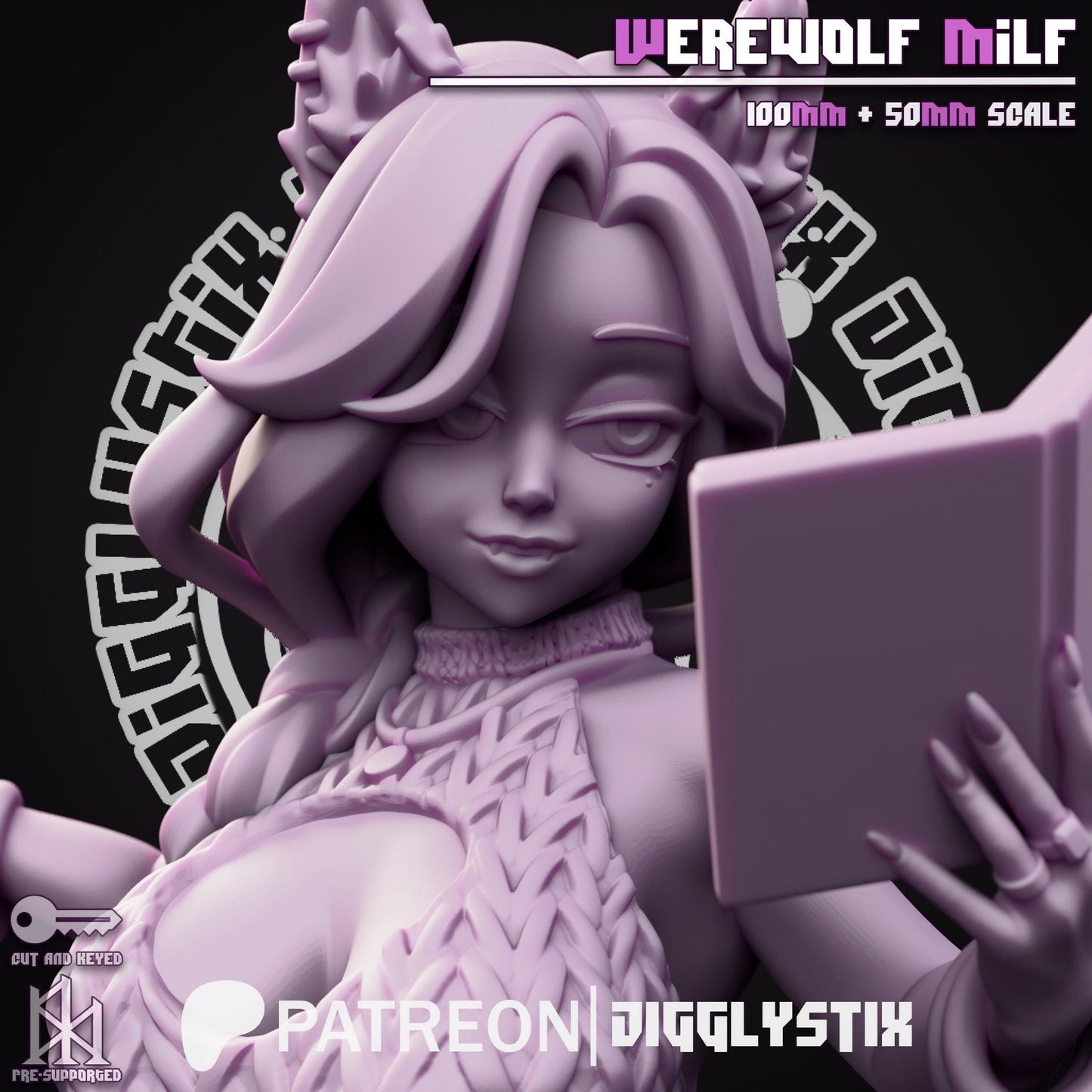 Werewolf Girl Mini | Jigglystix