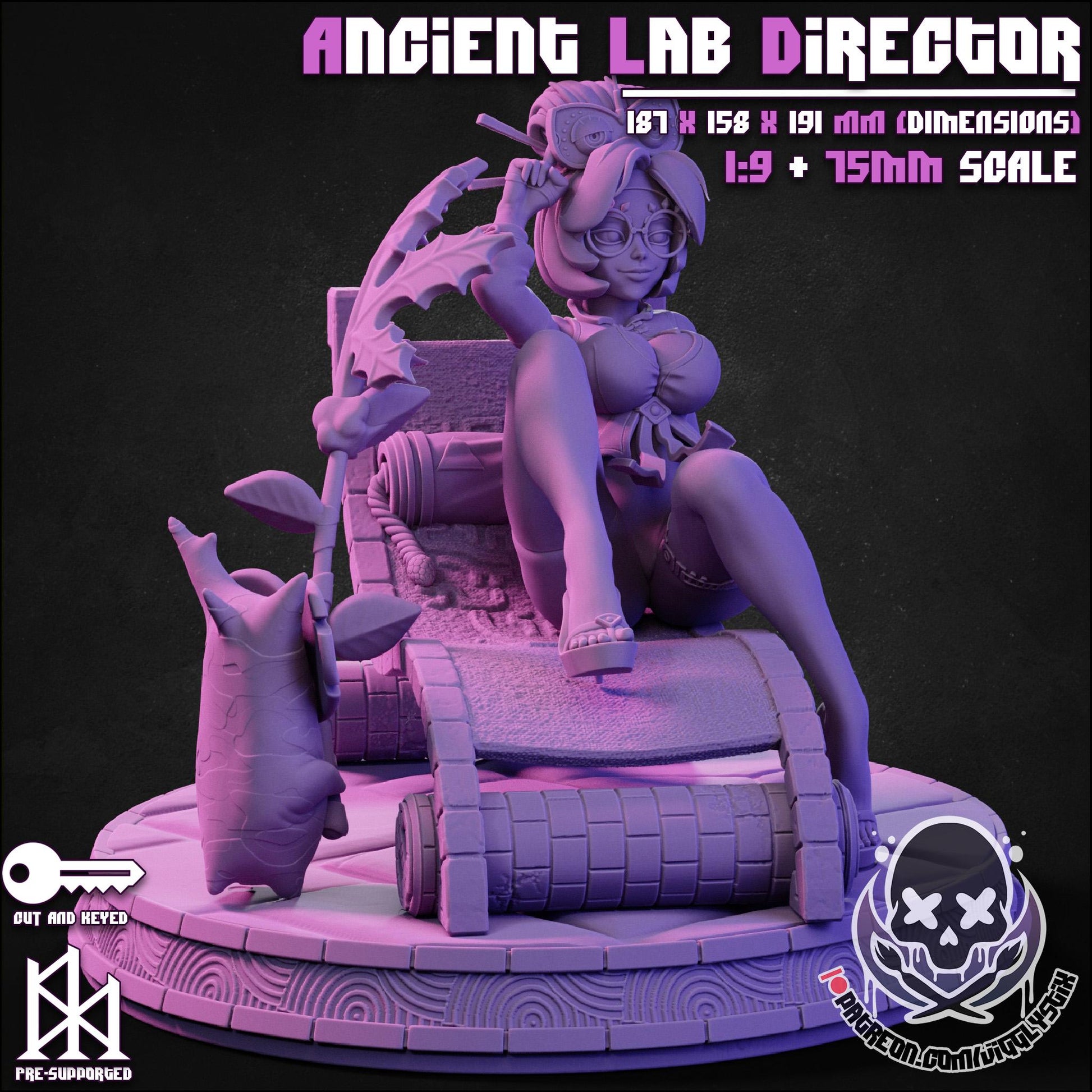 Ancient Lab Director Model | Jigglystix