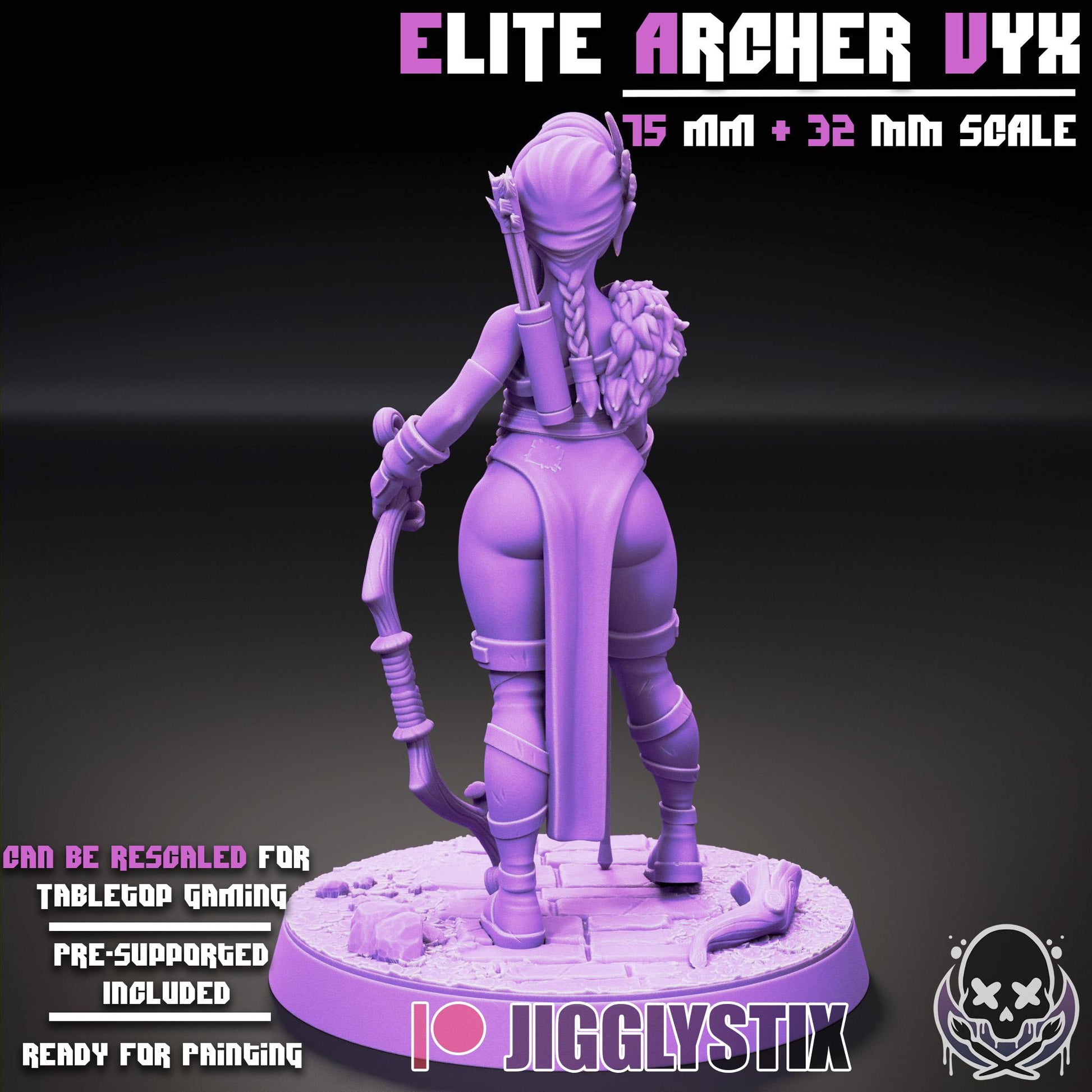 Elite Archer Vyx Miniature | Jigglystix