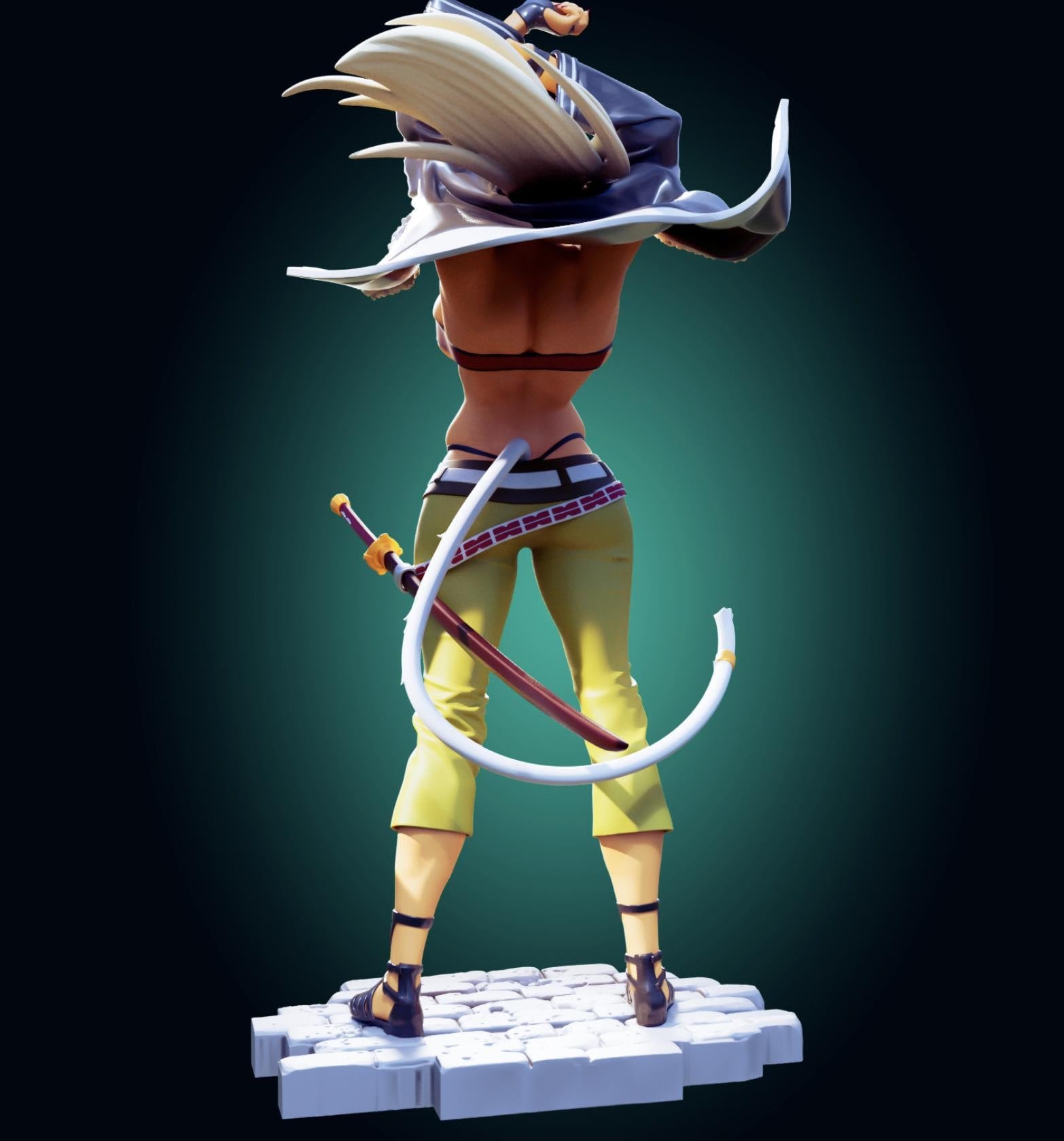 Beast Girl Model Kit | 3D Resin Printed Figurine | Officer Rhu