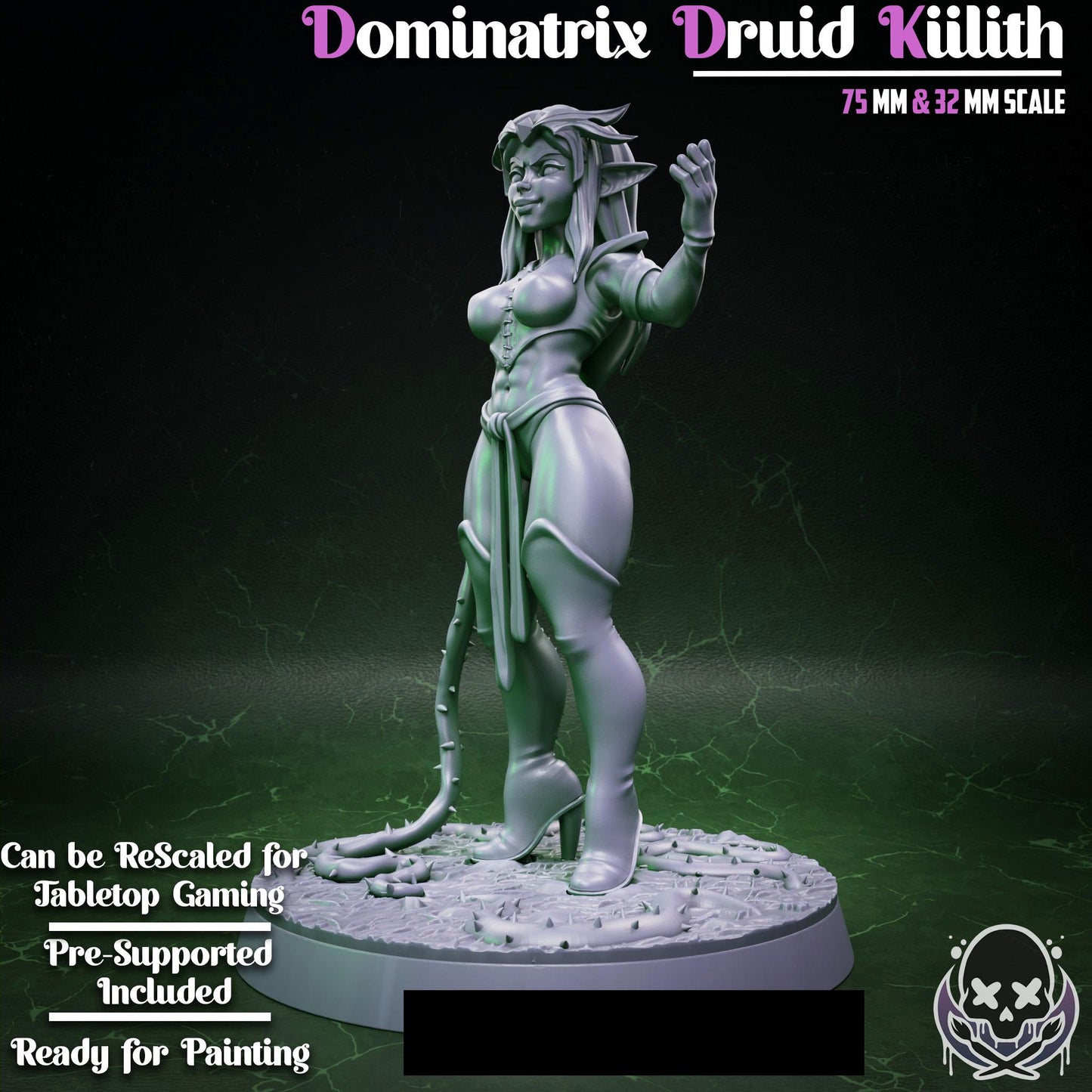 Dominatrix Druid Kilith Miniature | Jigglystix