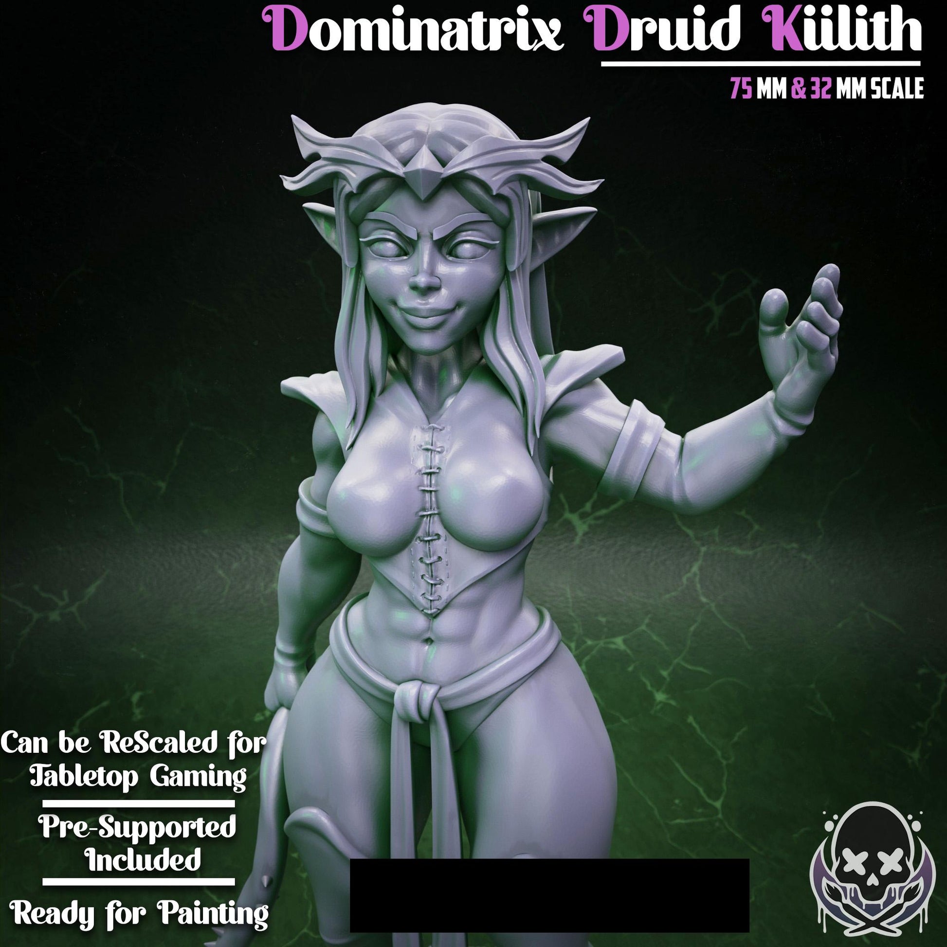 Dominatrix Druid Kilith Miniature | Jigglystix