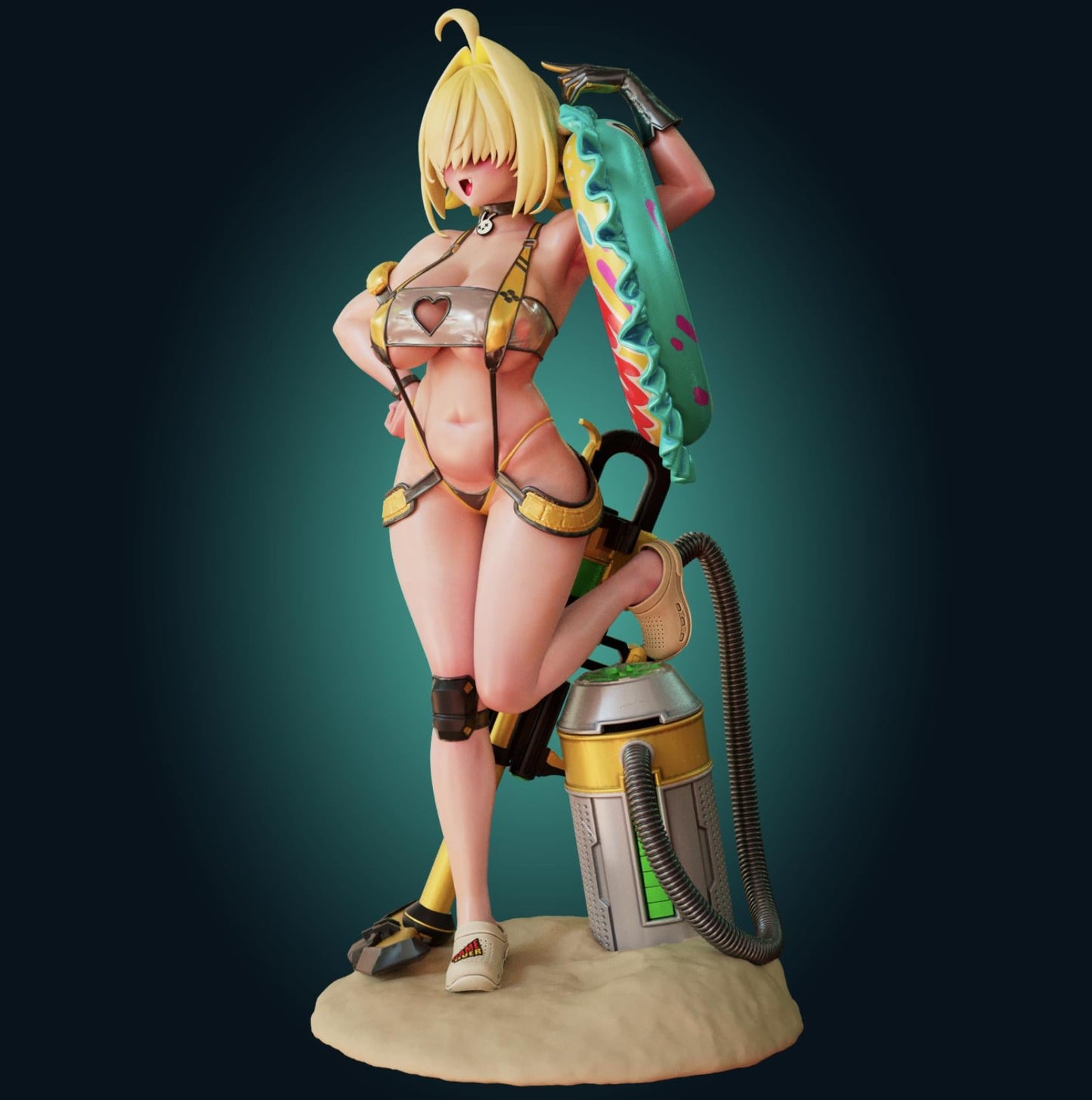 Electric Girl Model Kit | 3D Resin Printed Figurine | Officer Rhu