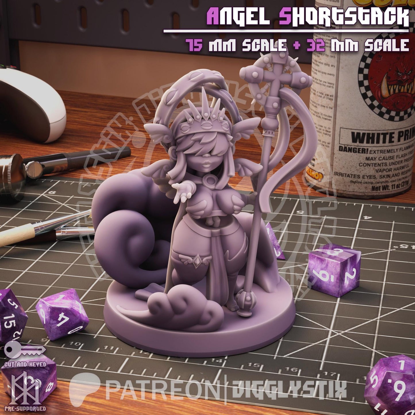 Angel Shortstack Miniature | Jigglystix