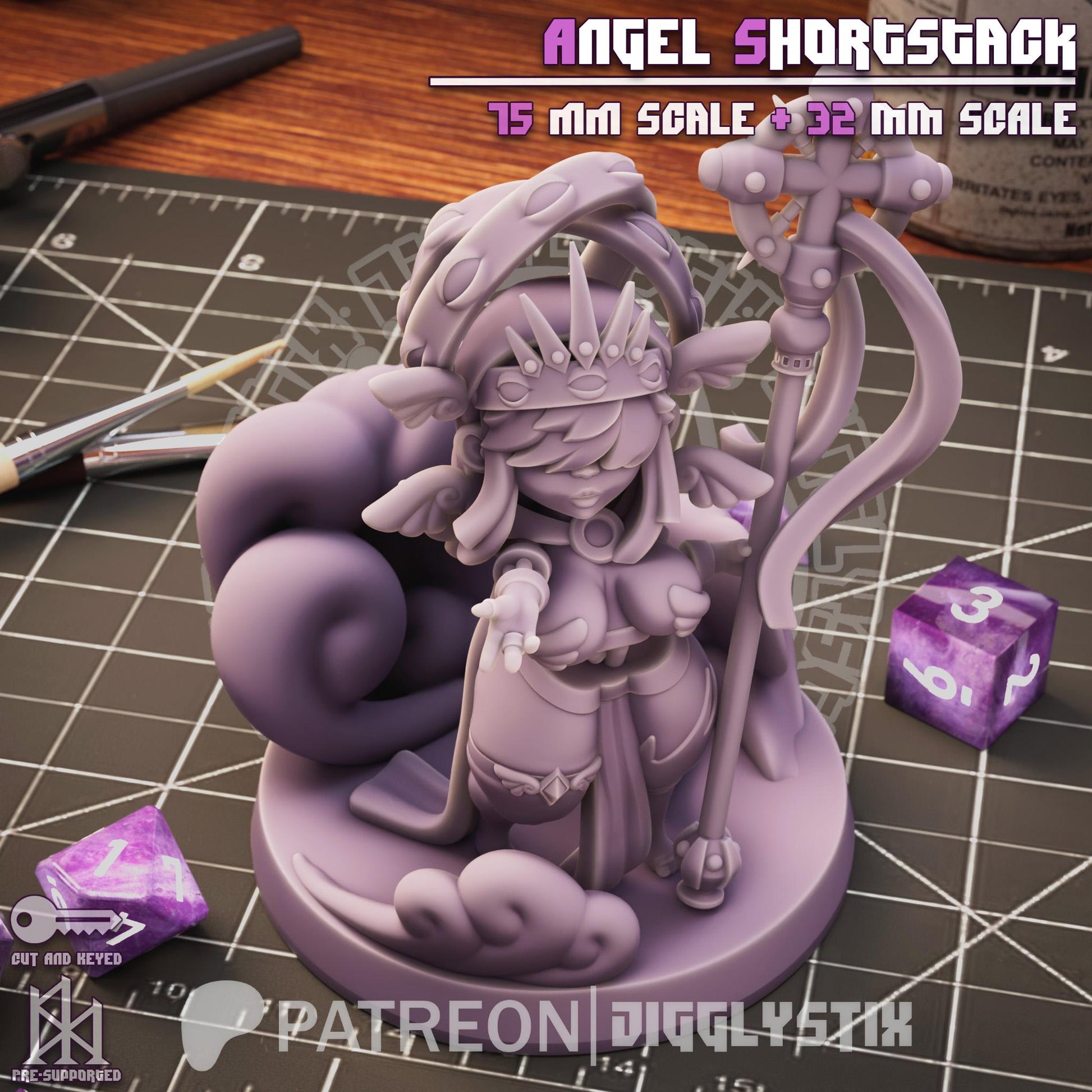 Angel Shortstack Miniature | Jigglystix