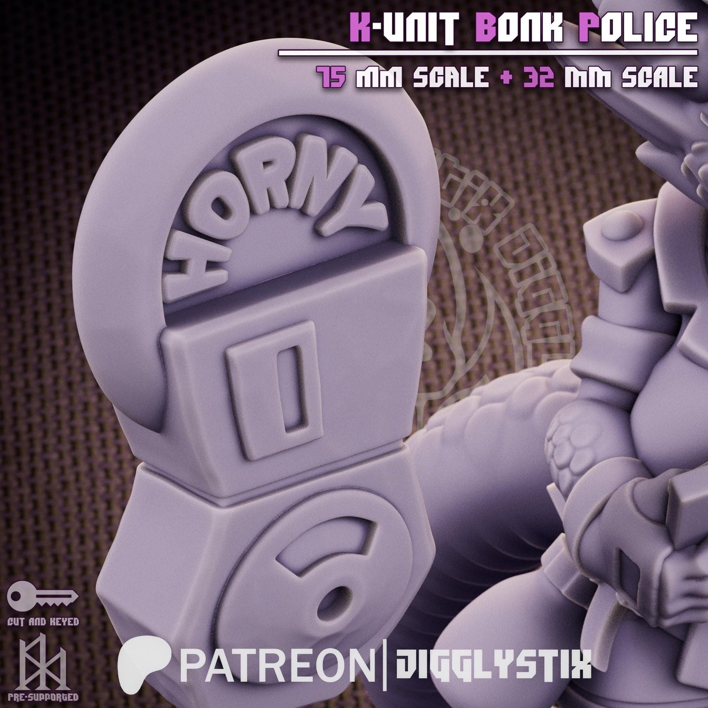 Kobold Cop Miniature | Jigglystix