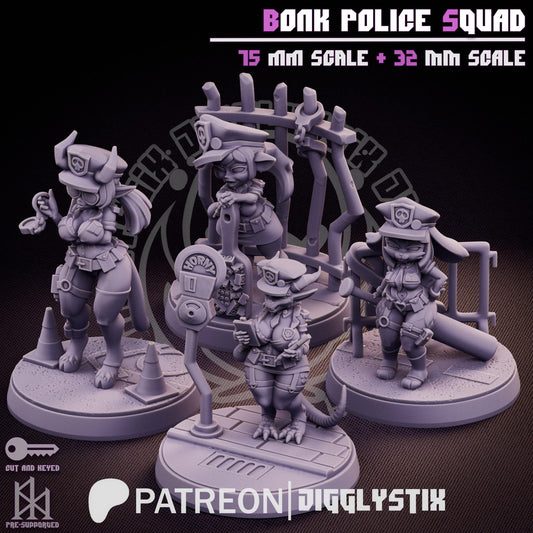 Bonk Police Miniature Bundle | Jigglystix