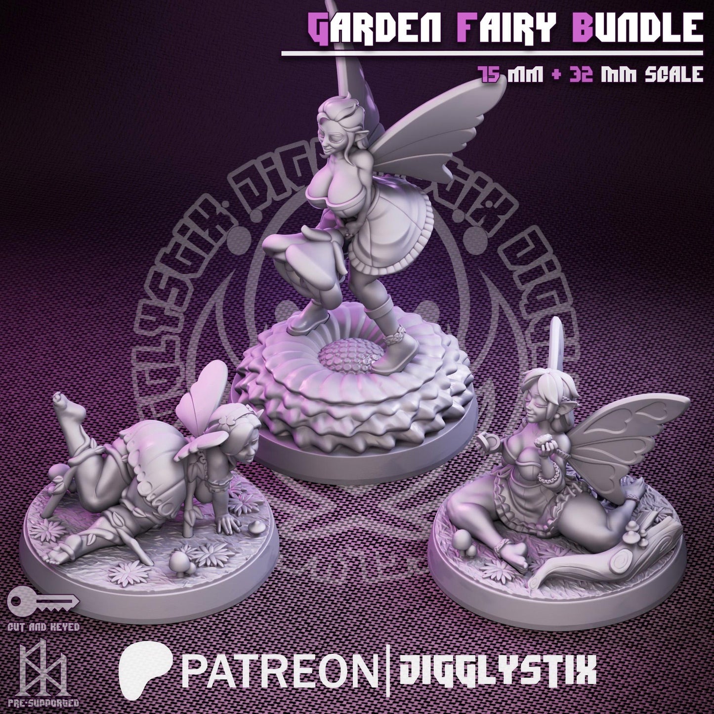 Curvy Fairy Bundle Miniatures | Jigglystix