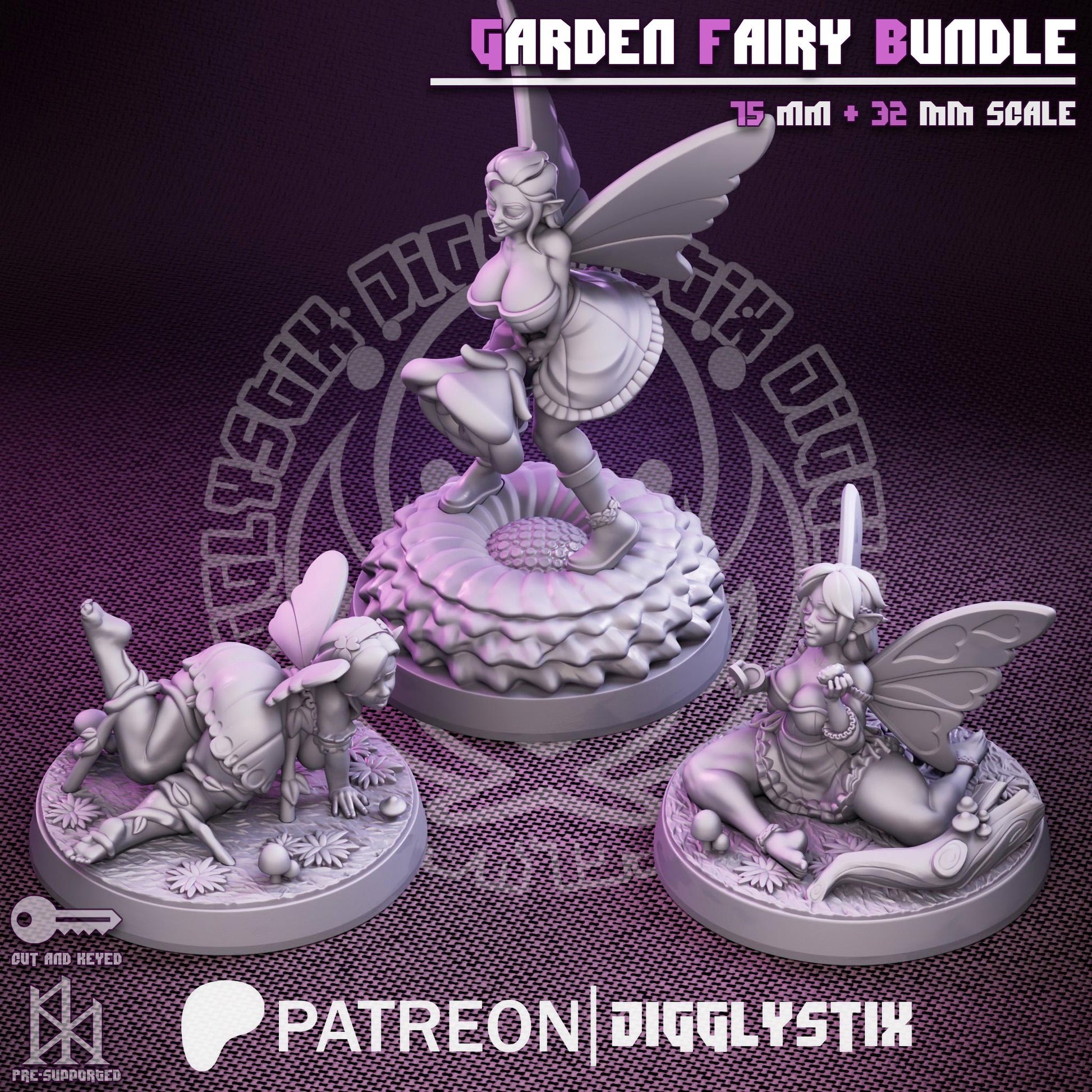 Curvy Fairy Bundle Miniatures | Jigglystix
