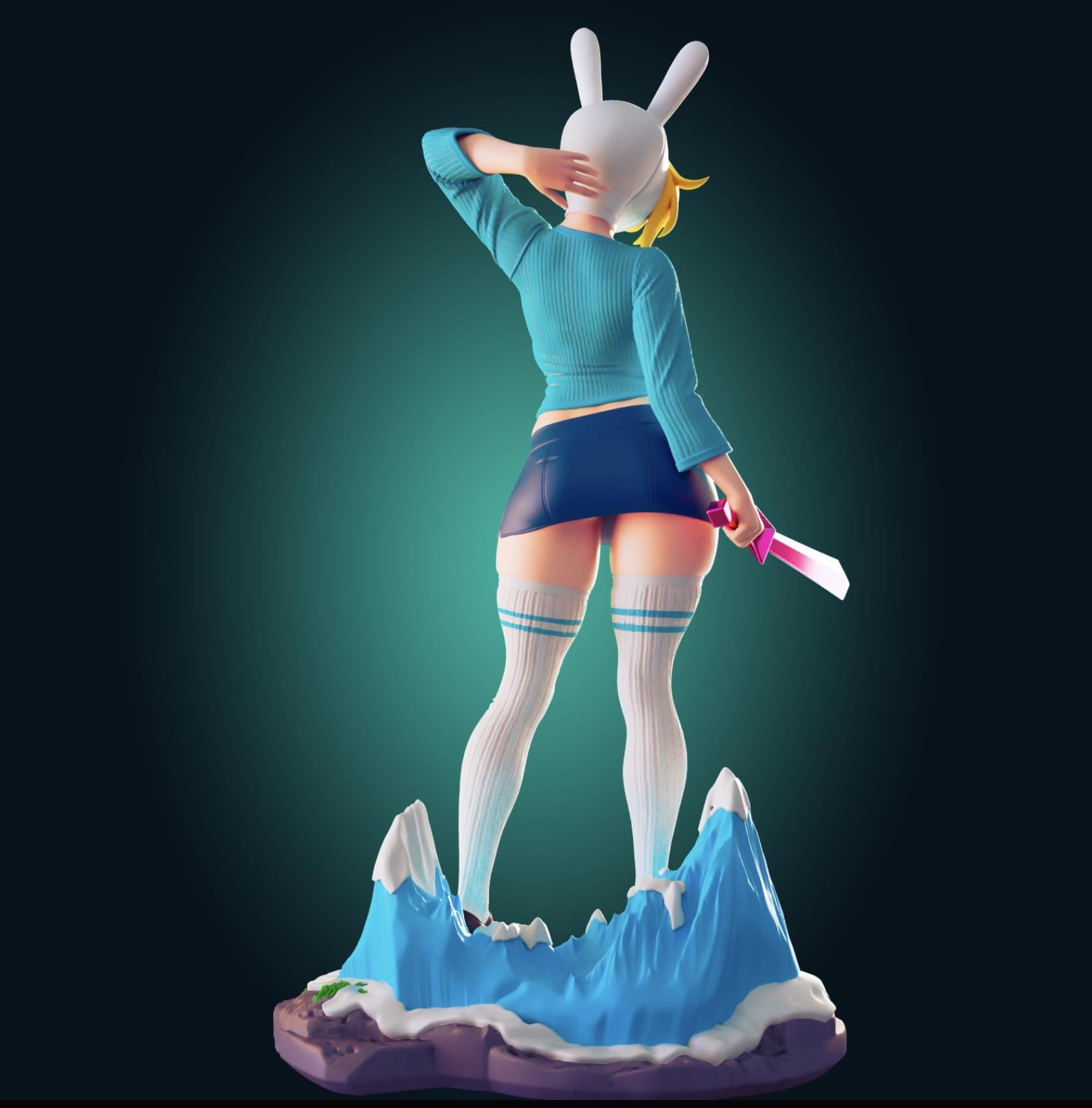 Bunny Girl Model Kit | 3D Resin Printed Figurine | Officer Rhu