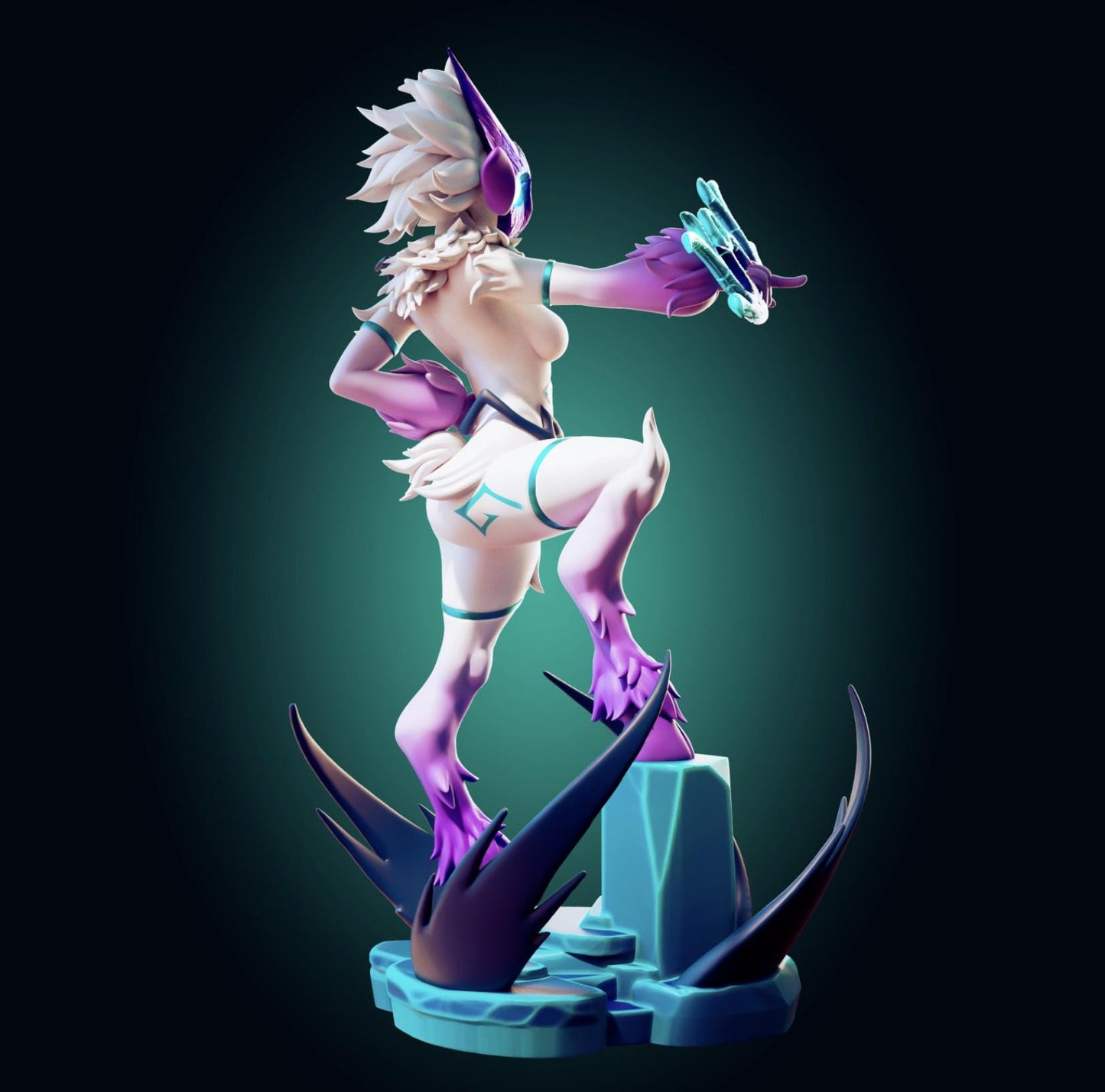 Lamb Warrior Model Kit | 3D Printed Resin Figurine | Officer Rhu