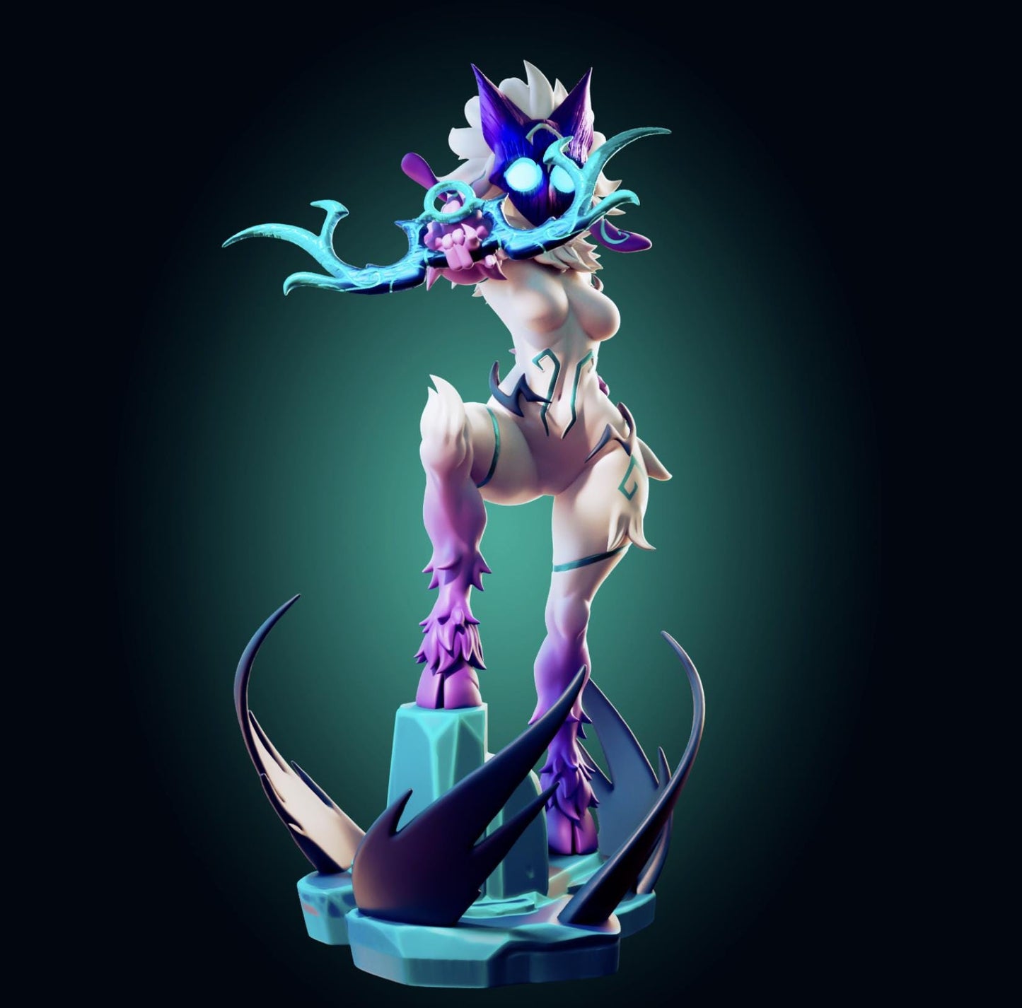Lamb Warrior Model Kit | 3D Printed Resin Figurine | Officer Rhu