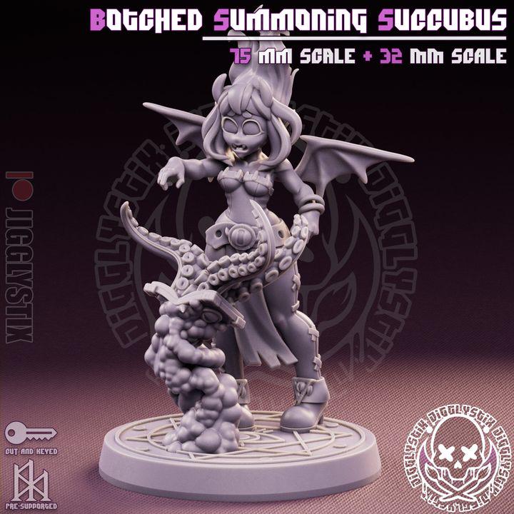 Botched Summoning Succubus Miniature | Jigglystix