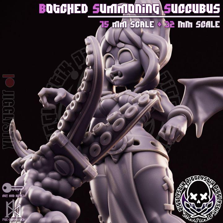 Botched Summoning Succubus Miniature | Jigglystix