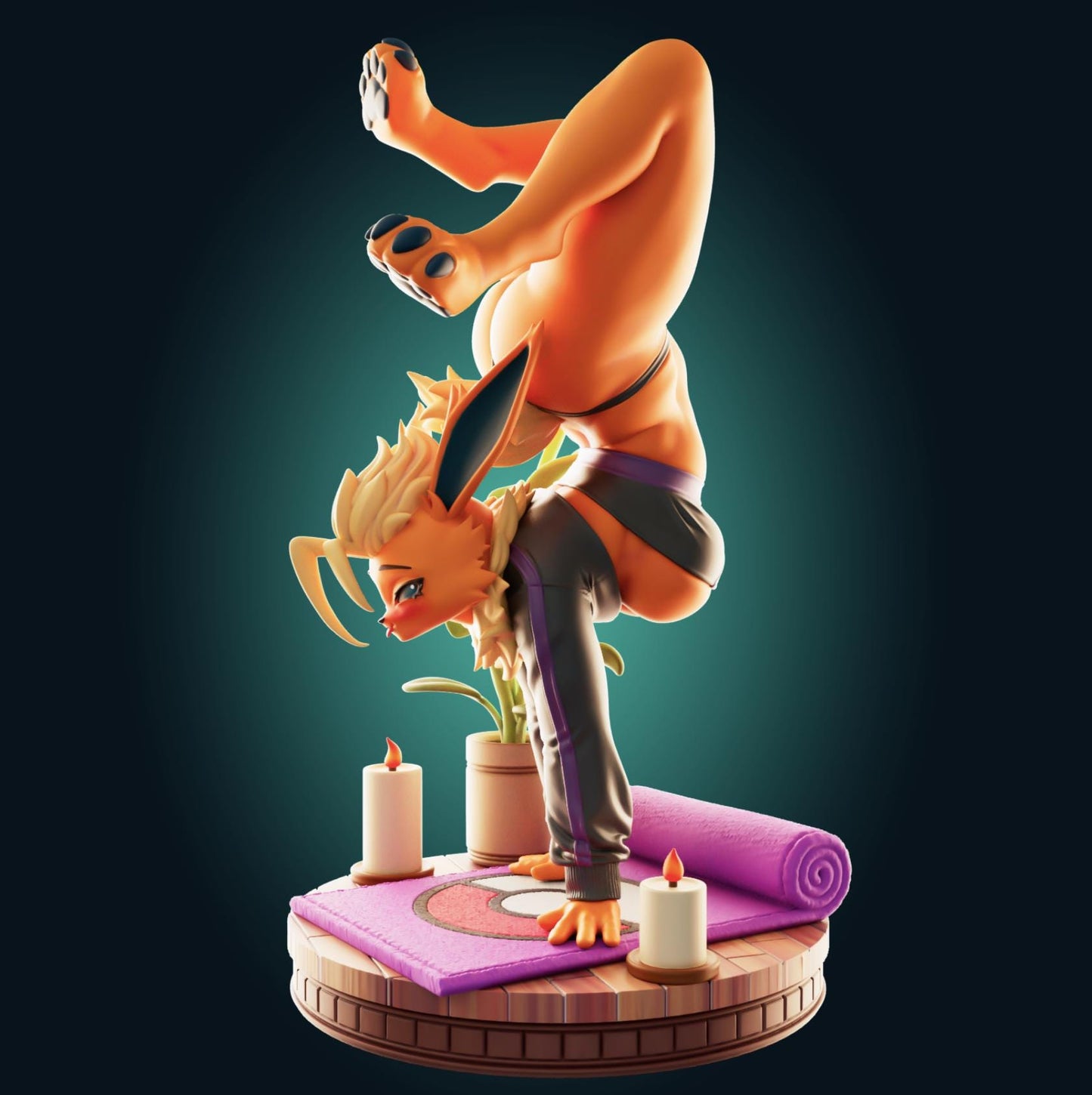 Fire Fox Model Kit | 3D Resin Printed Figurine | Officer Rhu