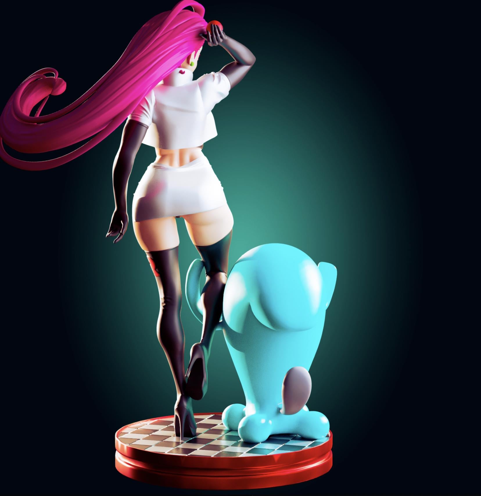 Monster Trainer Model Kit | 3D Resin Printed Figurine | Officer Rhu