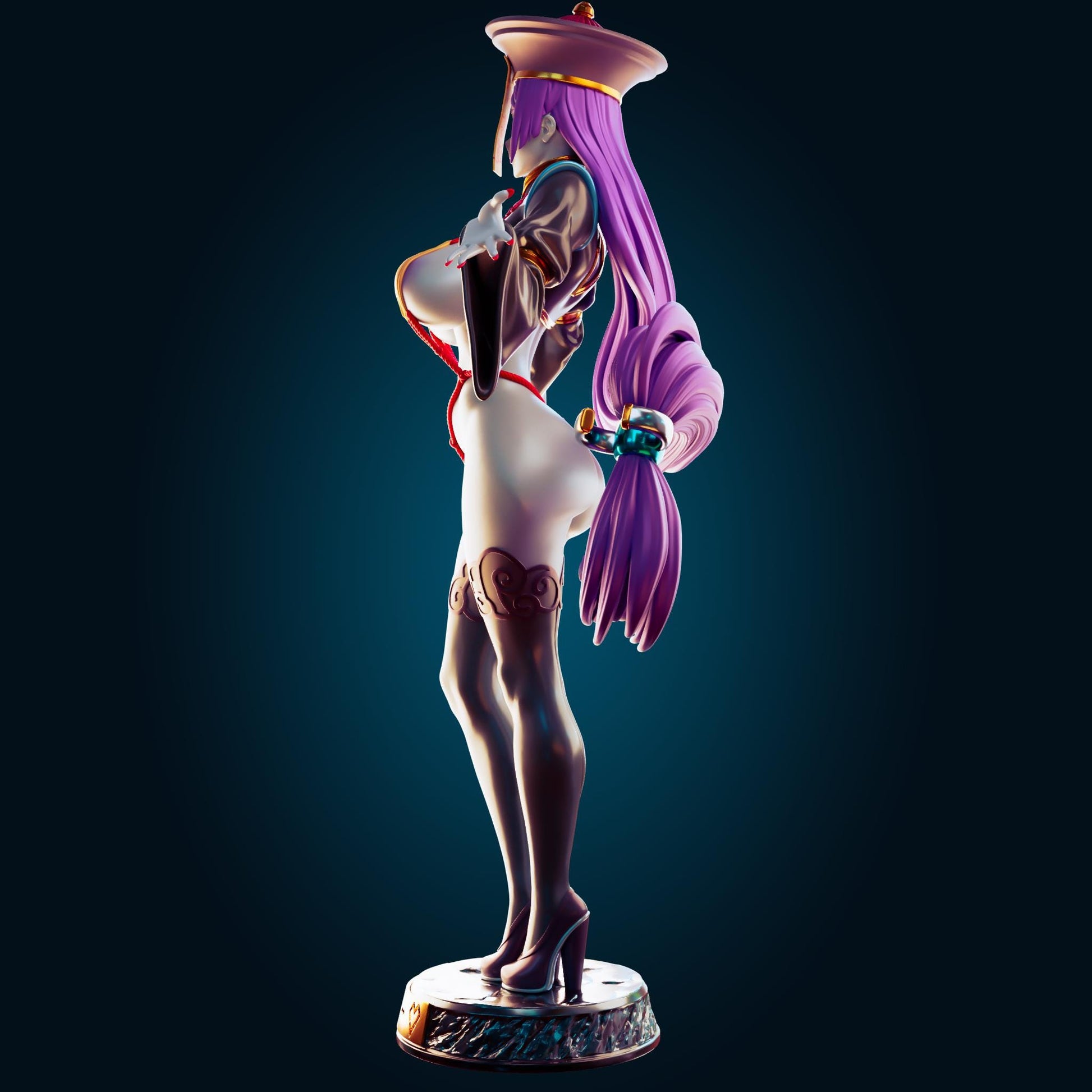 Zombie Girl Model Kit | 3D Resin Printed Figurine | Officer Rhu