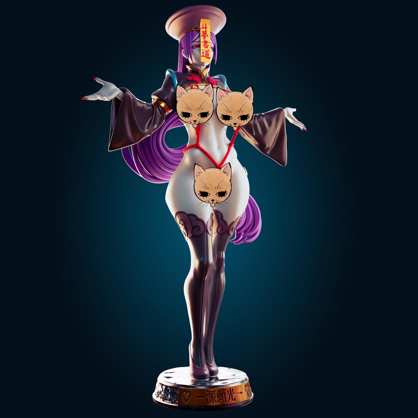 Zombie Girl Model Kit | 3D Resin Printed Figurine | Officer Rhu