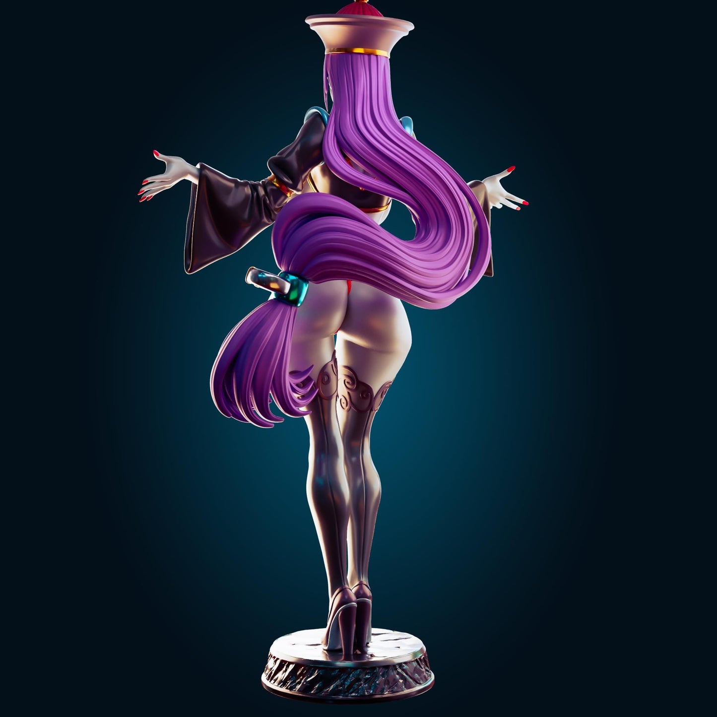 Zombie Girl Model Kit | 3D Resin Printed Figurine | Officer Rhu