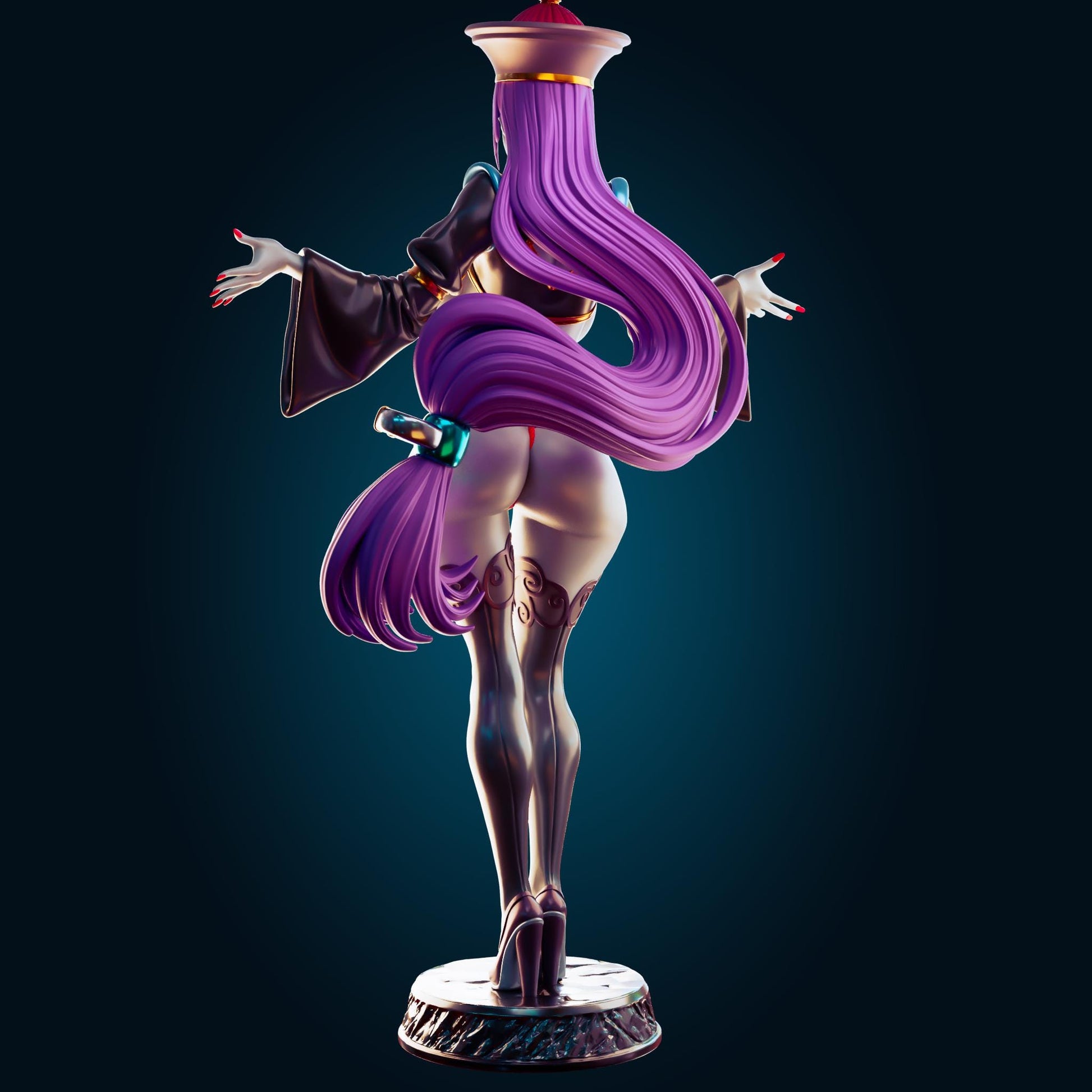 Zombie Girl Model Kit | 3D Resin Printed Figurine | Officer Rhu