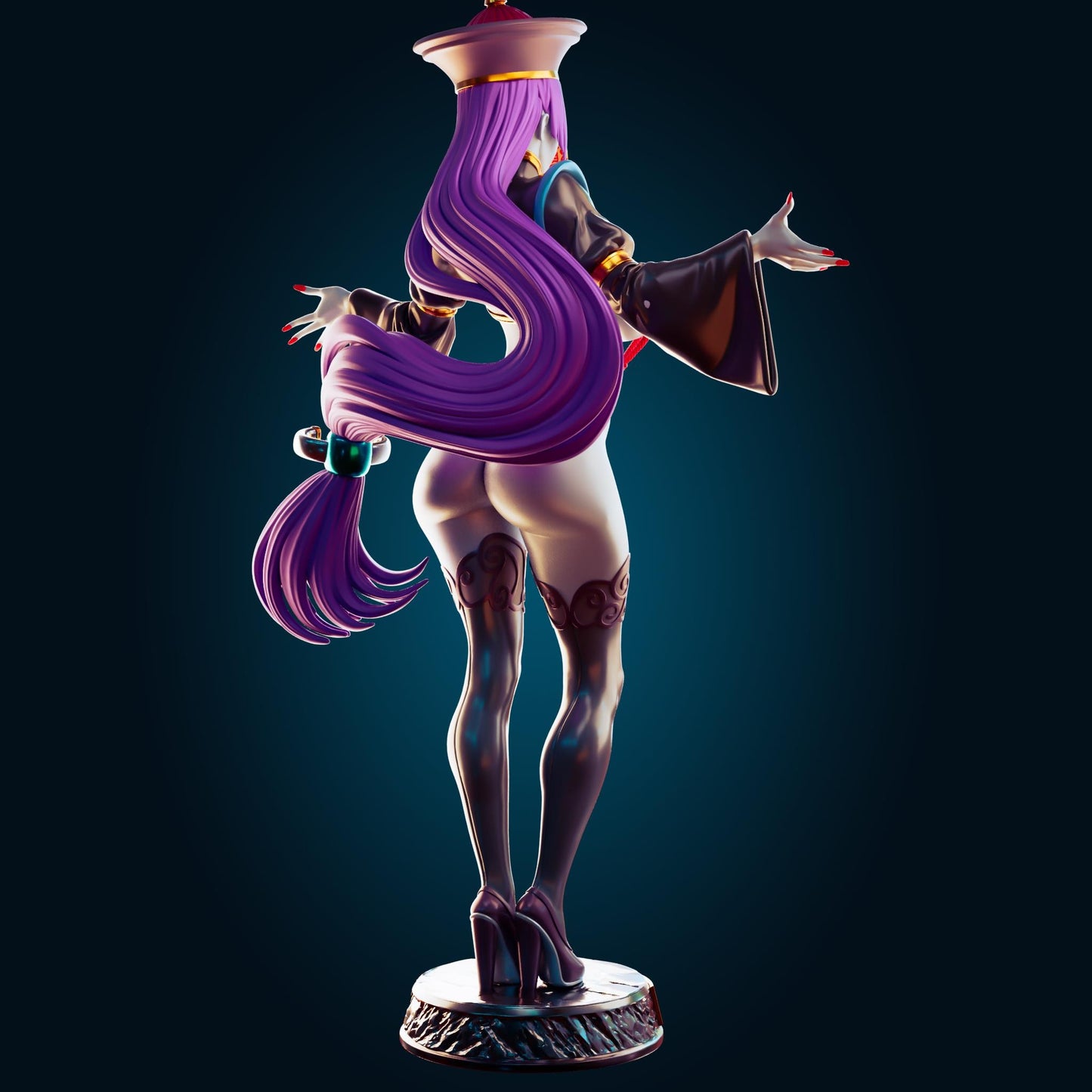 Zombie Girl Model Kit | 3D Resin Printed Figurine | Officer Rhu