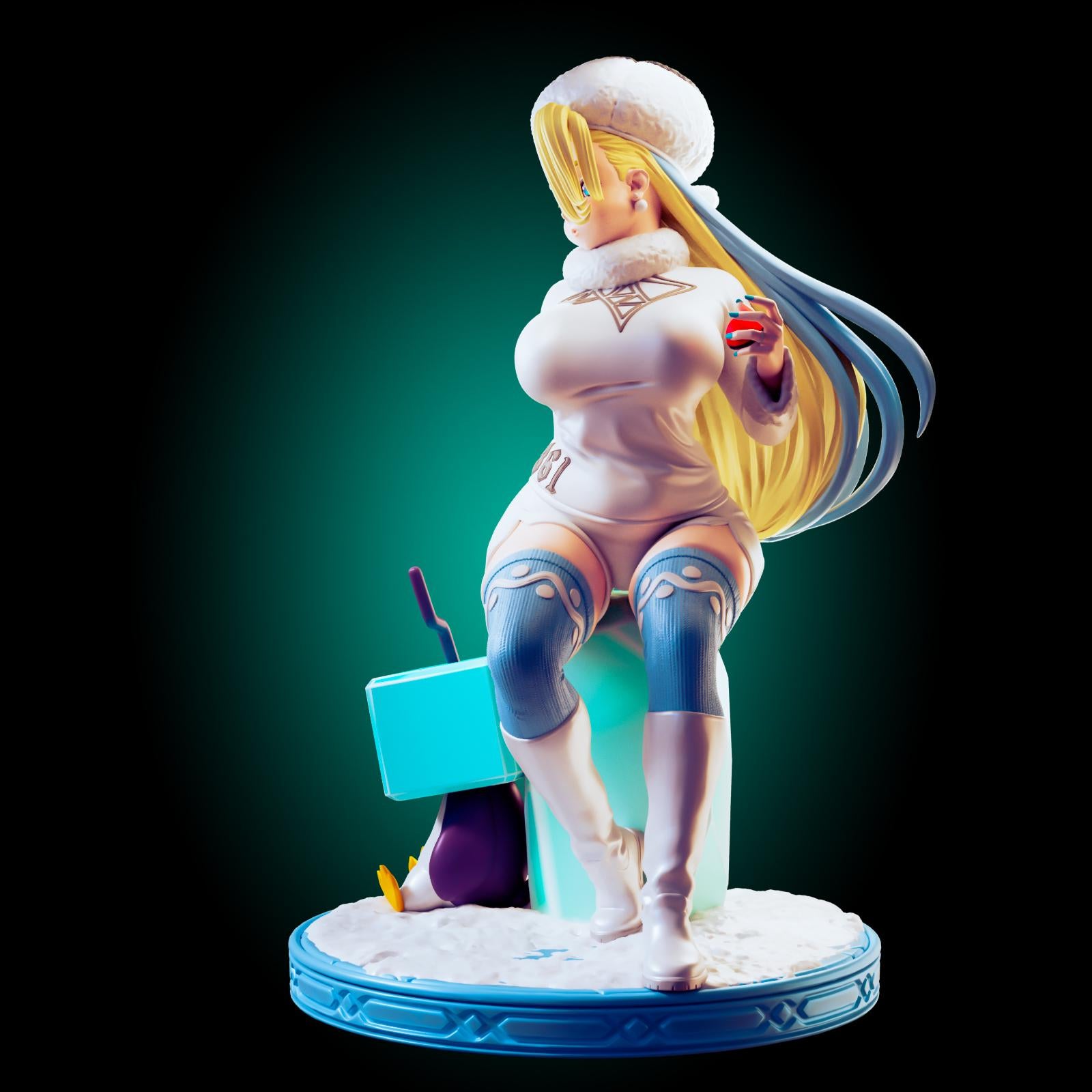 Ice Trainer Model Kit | 3D Resin Printed Figurine | Officer Rhu