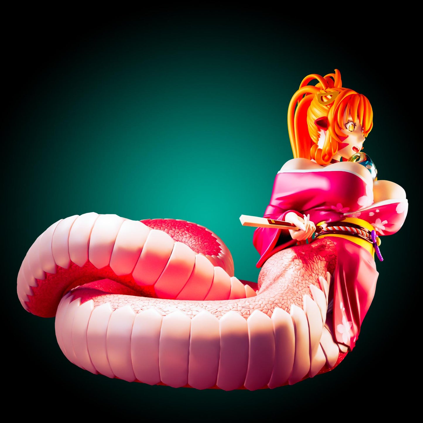 Snake Girl Model Kit | 3D Resin Printed Figurine | Officer Rhu
