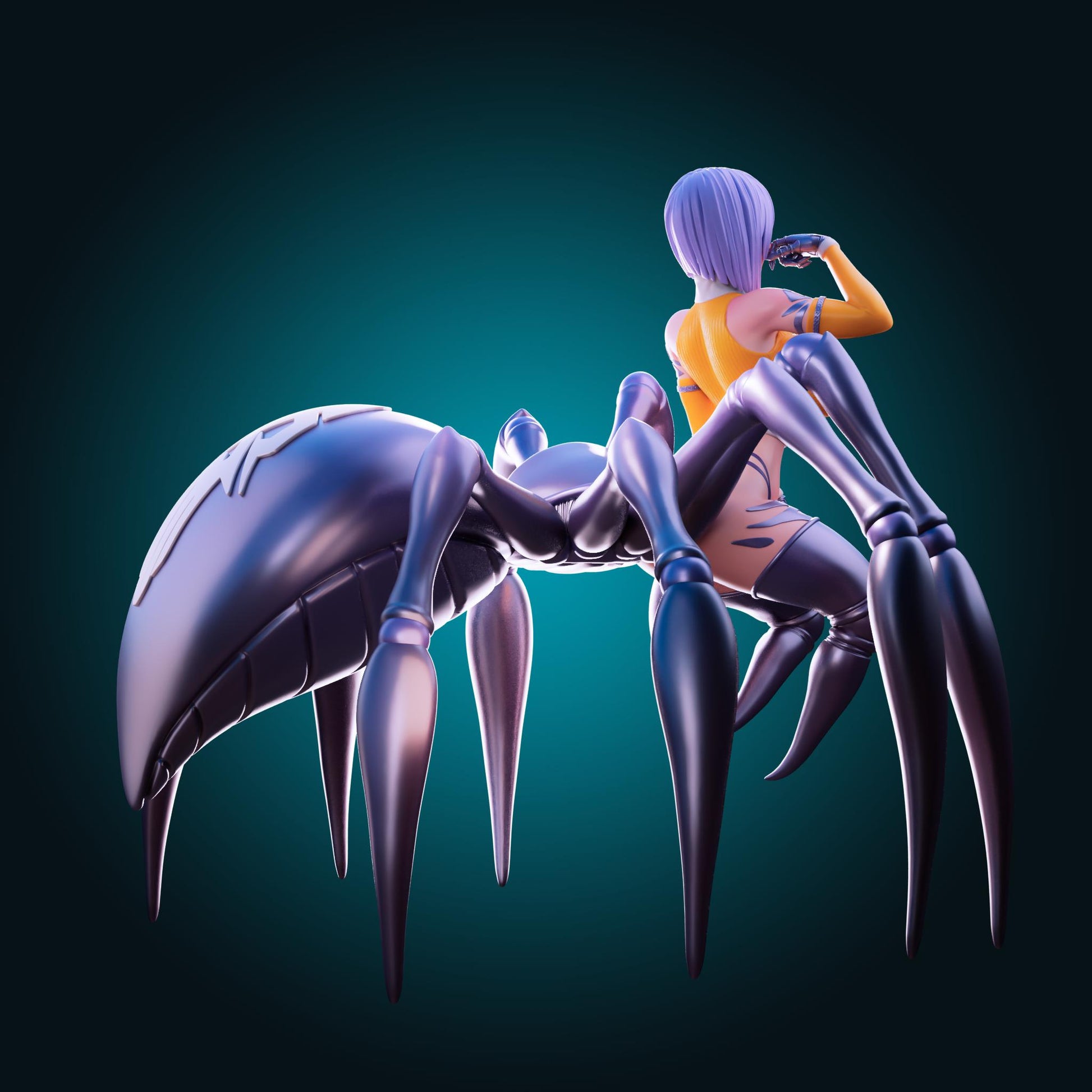 Spider Girl Model Kit | 3D Resin Printed Figurine | Officer Rhu